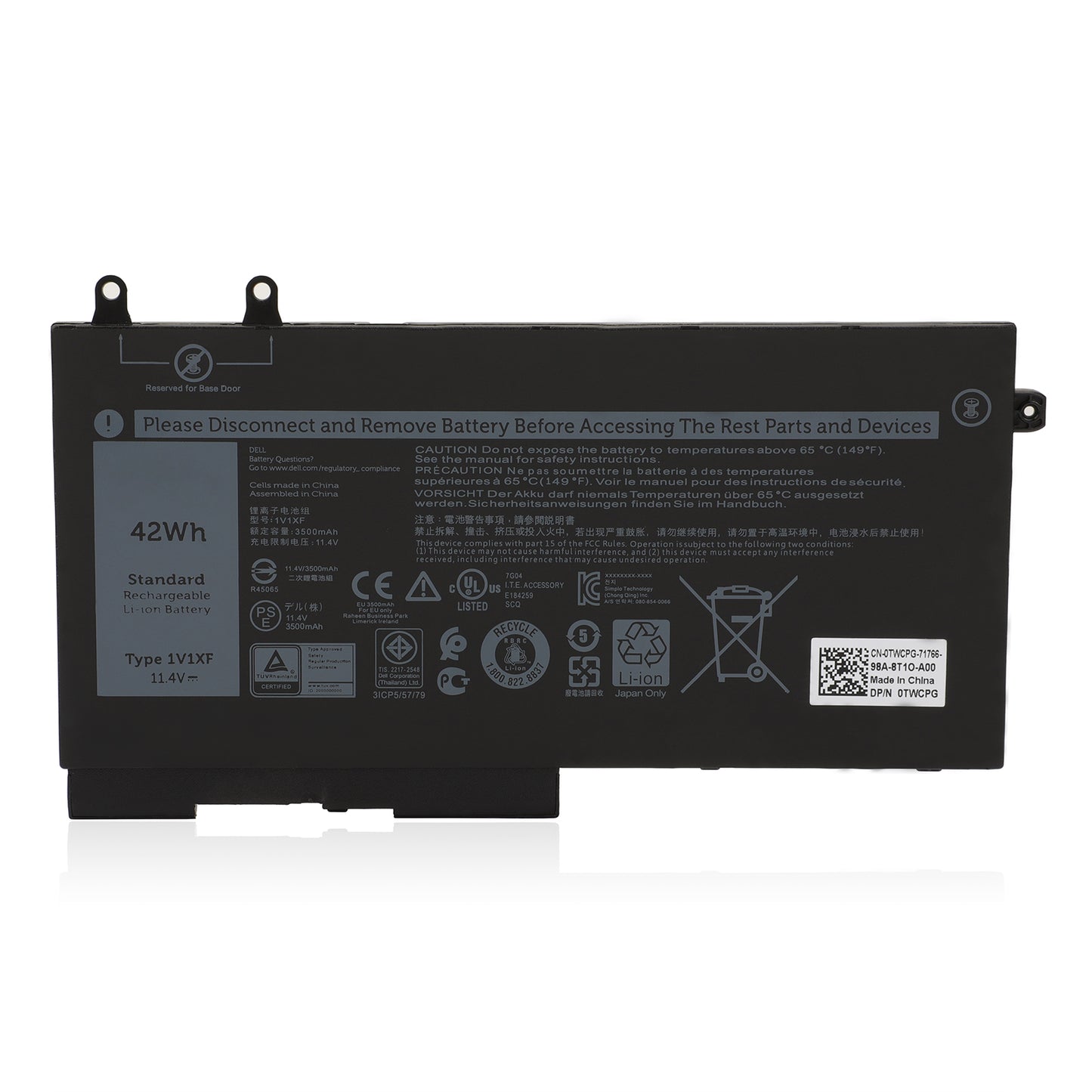 KELESY 1V1XF Laptop Battery for Dell Latitude 5400 5410 5500 Precision 3540 3550 Inspiron 7590 7591 2-in-1 Series 01V1XF