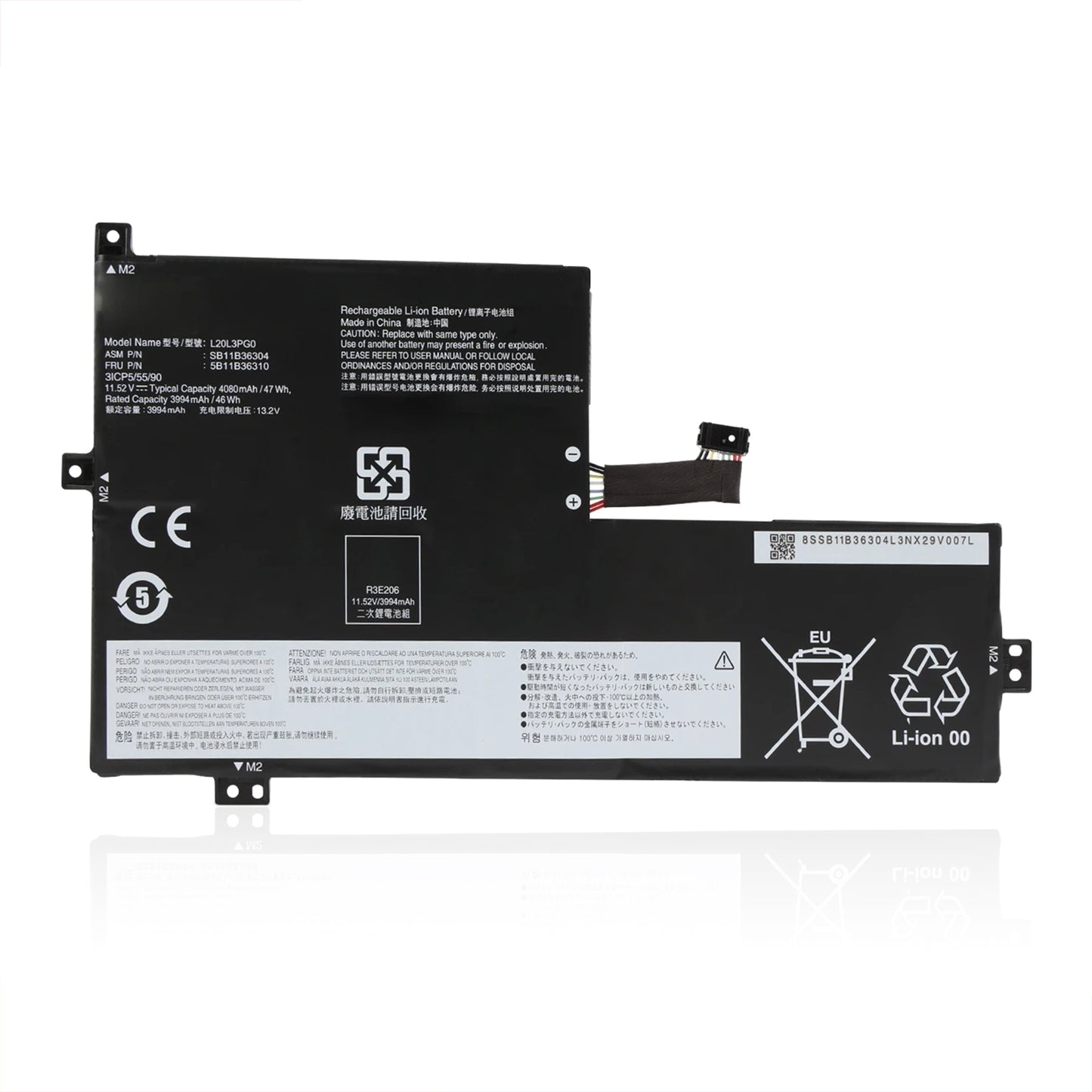 KELESY L20M3PG0 L20L3PG0 Battery For Lenovo 500E Chromebook GEN 3 FLEX 3 Chromebook-11IJL6 CHROME 11M836 L20D3PG0 L20D3PG2