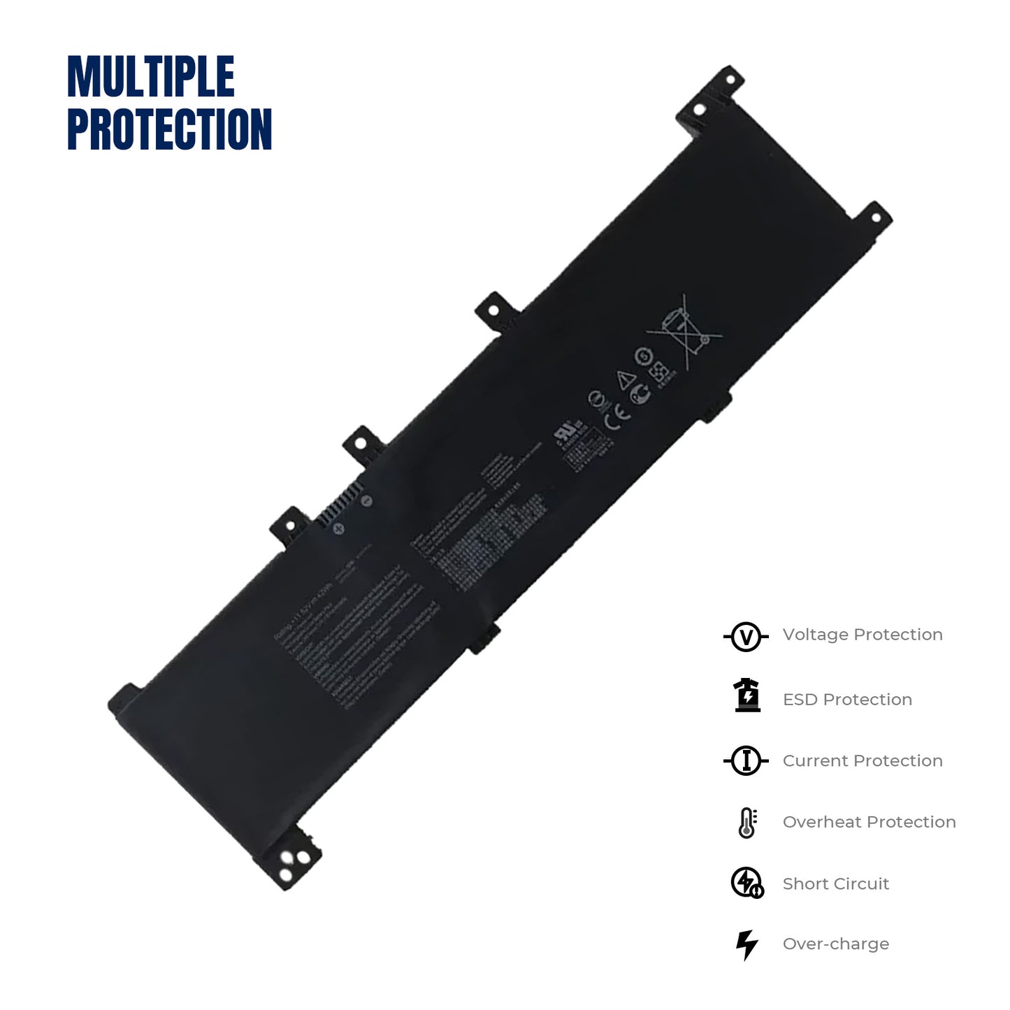 KELESY Nueva batería de ordenador portátil B31N1635 para ASUS VivoBook Pro 17 A705U N705U A705UA X705U X705UA X705UB X705UF
