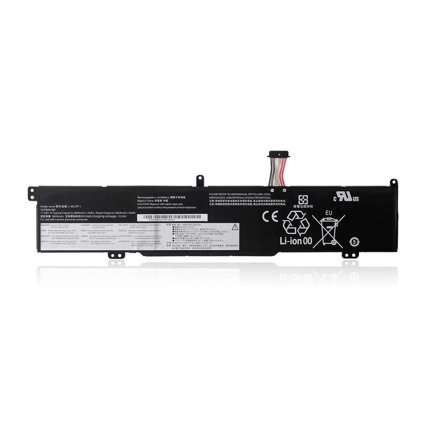 KELESY 11.52V 45WH Laptop Battery L18C3PF1 For Lenovo Ideapad L340 Gaming L340-15IRH L340-17IRH L18M3PF1