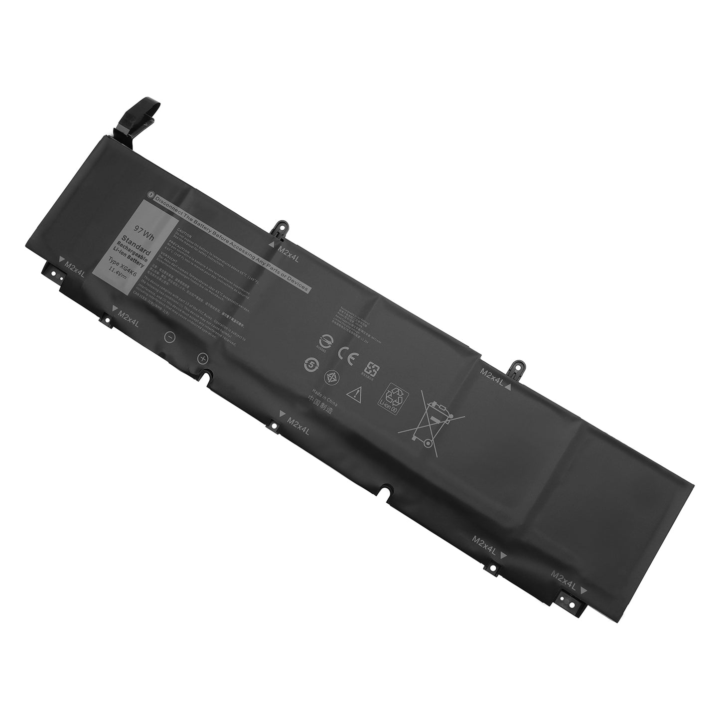 KELESY New Genuine Original XG4K6 11.4V 97Wh Laptop Battery for Dell XPS 17" 9700 01RR3 F8CPG Series