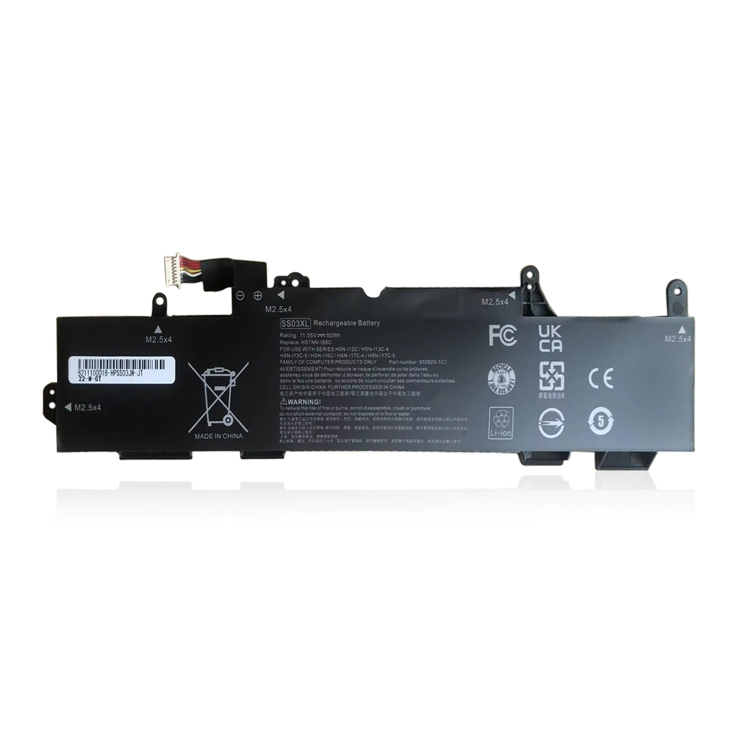 KELESY SS03XL 933321-855 Laptop Battery for HP EliteBook 840 G5 G6 730 735 740 745 830 846 G5 735 745 830 G6 ZBook 14U G5 G6 HSN-I13C-4