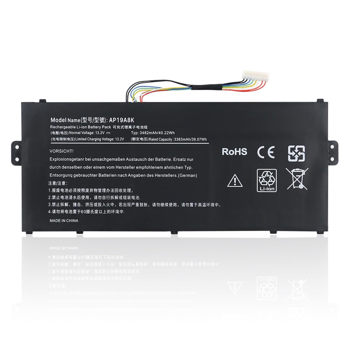 Аккумулятор для ноутбука KELESY AP19A8K для Acer Chromebook Spin 311 CP311-1H Spin 511 R752T R752TN серии CP311-1H N17Q8 3ICP5/58/72