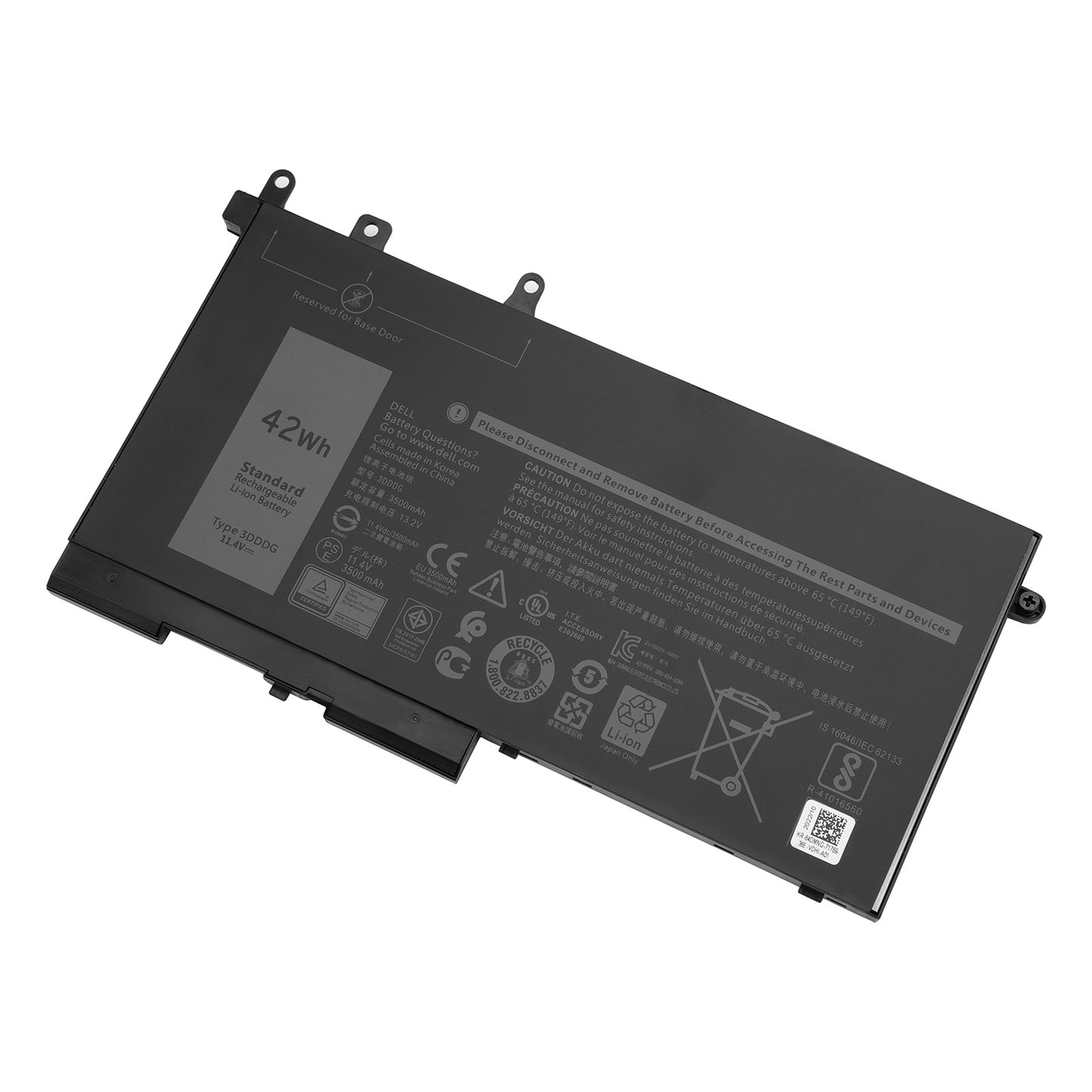 KELESY 3DDDG 93FTF Laptop Battery For Dell Latitude 5280 5288 5480 5490 5590 5491 5591 5495 M3520 M3530 E5280 E5480 11.4V 42Wh