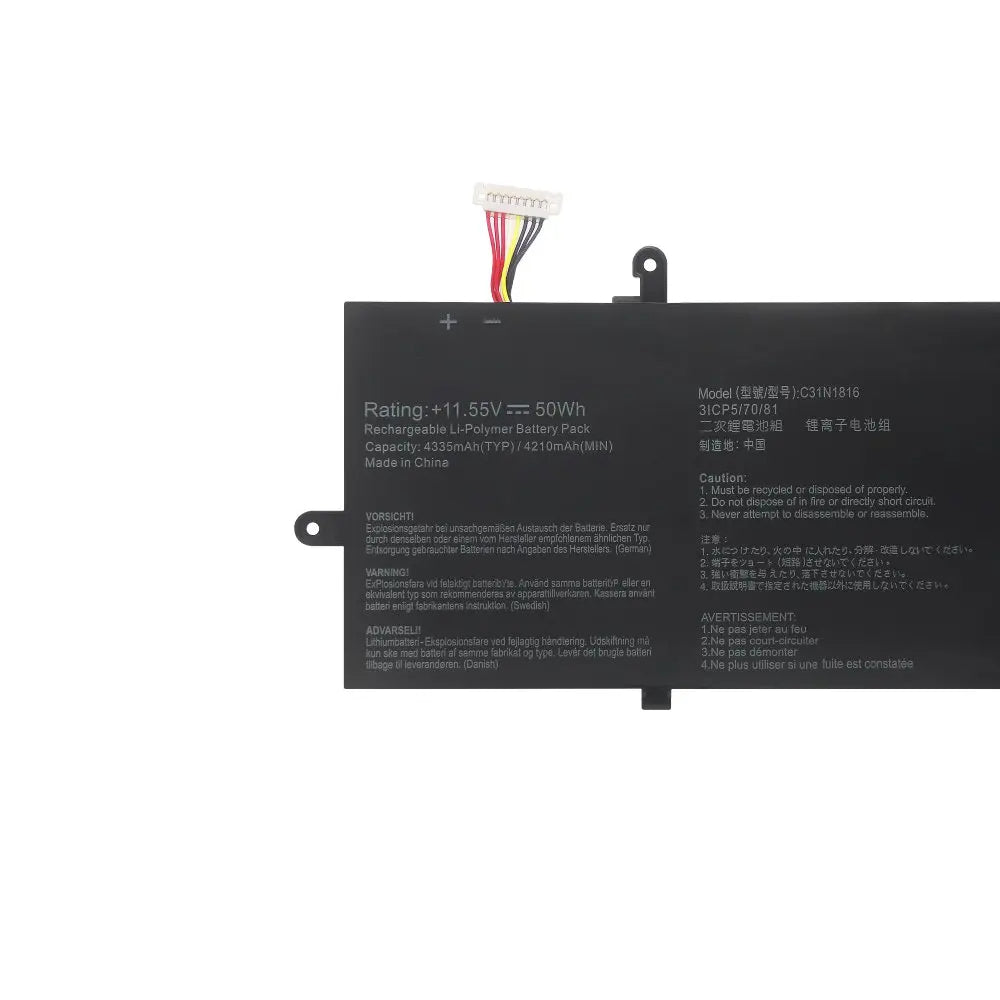 KELESY C31N1816 Laptop Battery For ASUS ZenBook Flip 13 UX362 UX362F UX362FA Q326FA Q326FA-BI7T13 UX362FA-2B 0B200-03160000