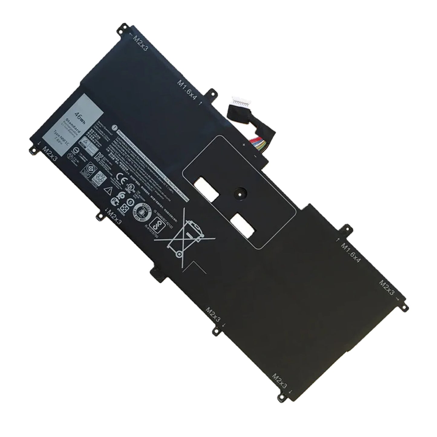 KELESY новый аккумулятор NNF1C HMPFH для ноутбука Dell XPS 13 9365 XPS13-9365-D1805TS,D1605TS N003X9365-D1516FCN NP0V3 P71G001 46WH
