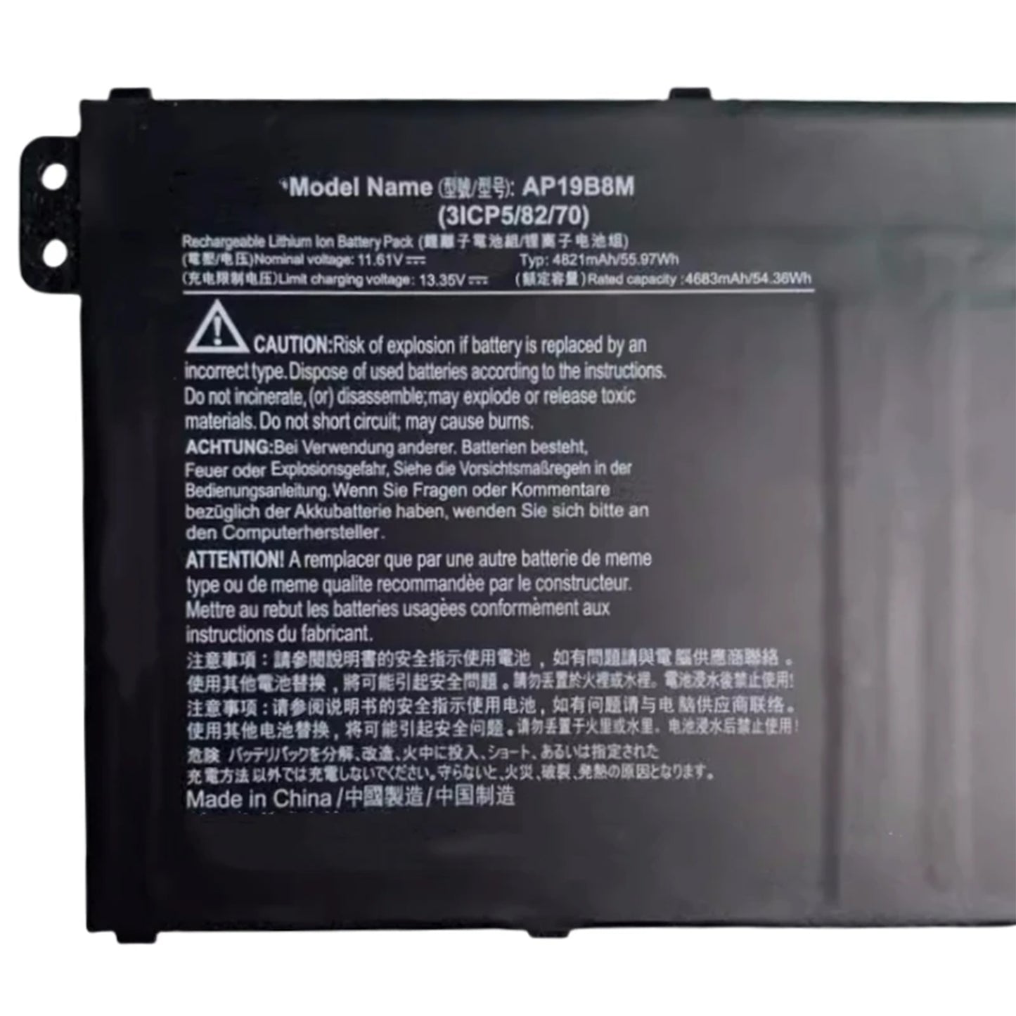 KELESY batería AP19B8M para ordenador portátil, accesorio para Acer Swift 3 SF314-59 series Acer TravelMate P4 TMP414-51 Series