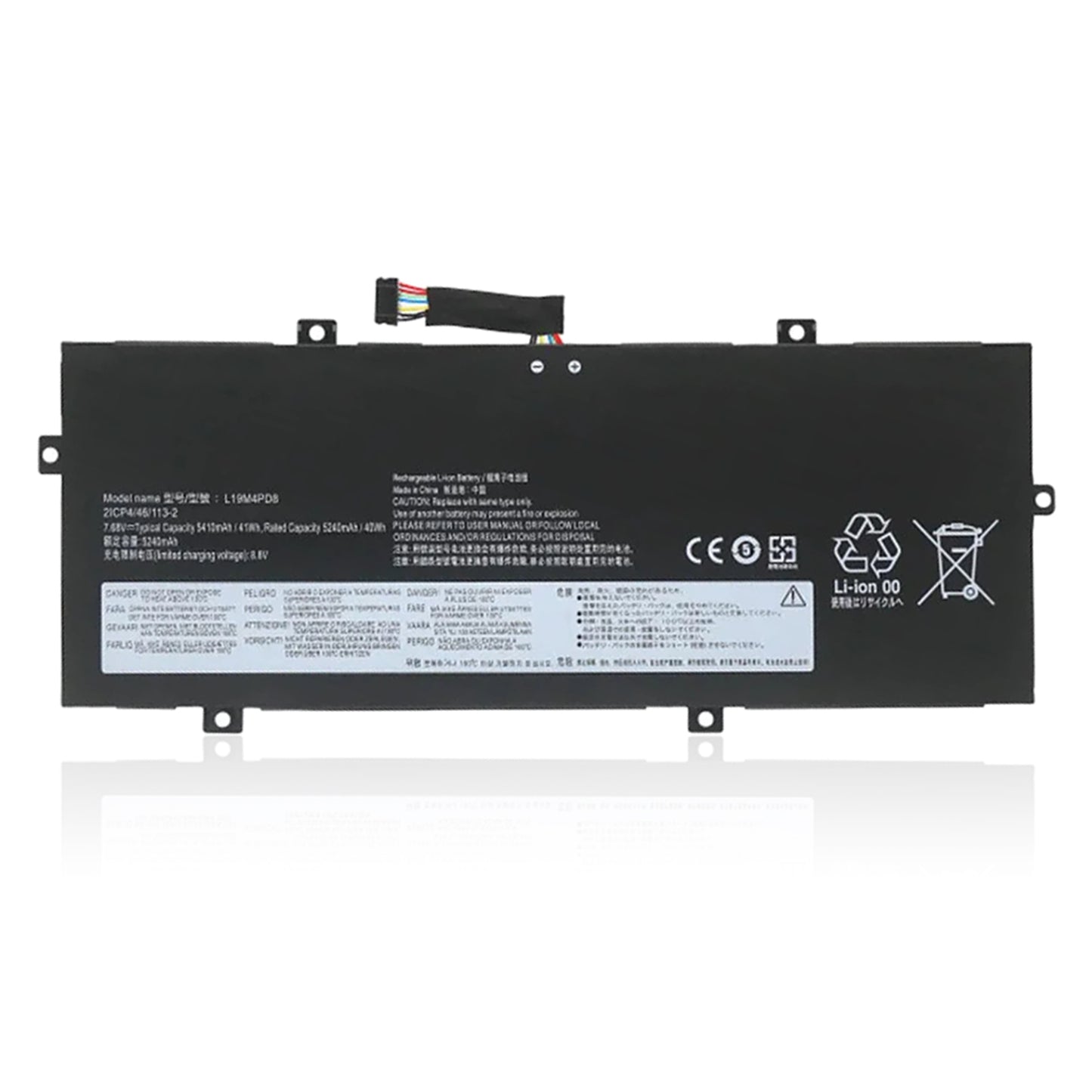 KELESY New L19M4PD8 Laptop Battery for Lenovo Yoga Duet 7-13IML05 2-in-1 IML 2020 2021 Series L19C4PD8 5B10X87836 SB10X87837