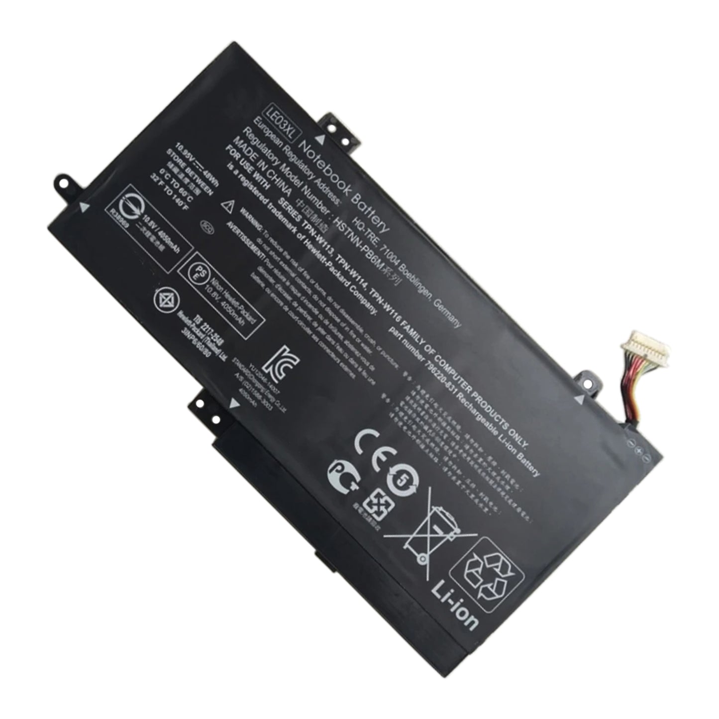 KELESY LE03XL LE03048XL TPN-W113 W114L W116 HSTNN-YB5Q PB6M Battery For HP Envy X360 M6 W101dx W102dx W103dx W010dx 15-W100NT