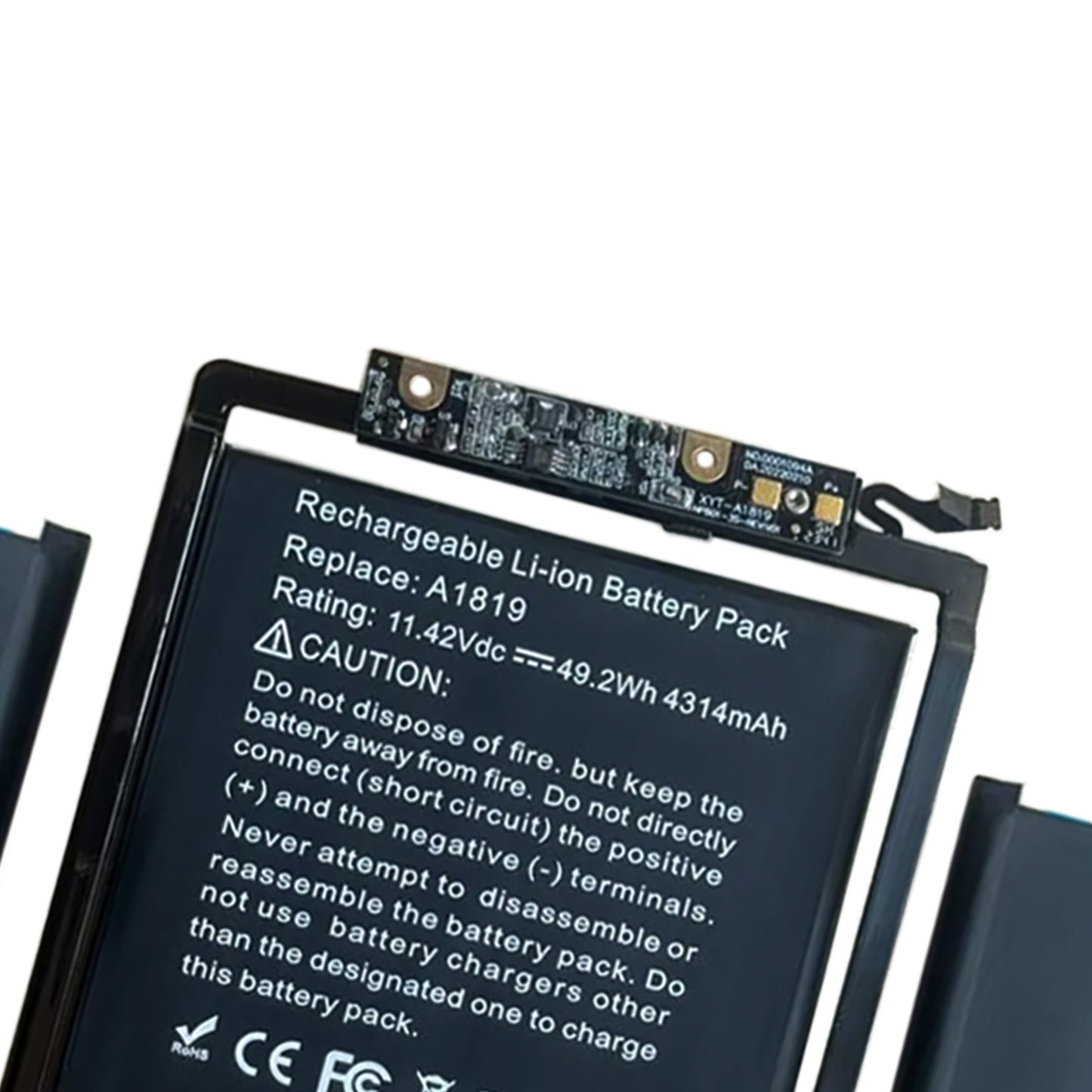 KELESY Batería A1819 de 11,4 V para Apple MacBook Pro, barra táctil de 13 pulgadas, A1706 (finales de 2016, mediados de 2017)