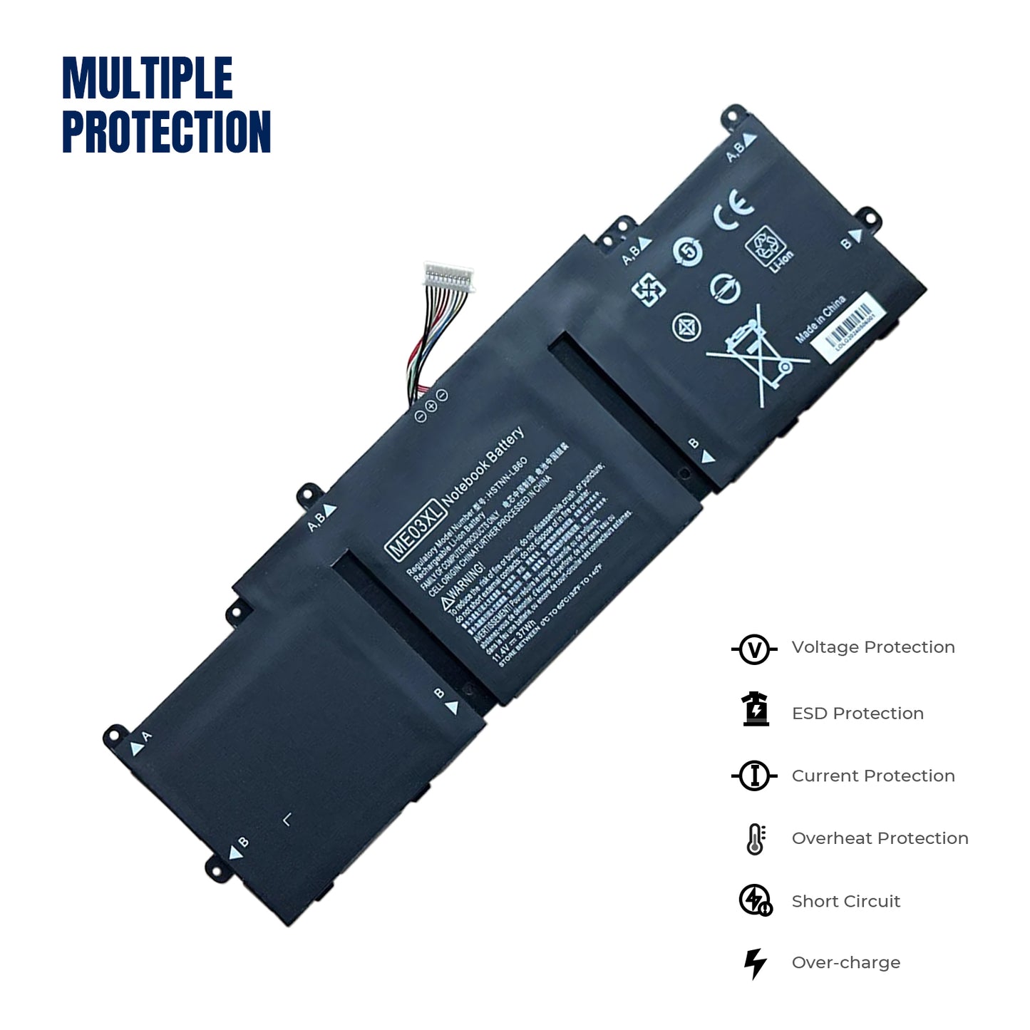 KELESY ME03XL Battery for HP Stream 11 13 Series 11-d004TU d005TU d006TU 787089-541 787521-005 HSTNN-UB6M TPN-Q154 TPN-Q156