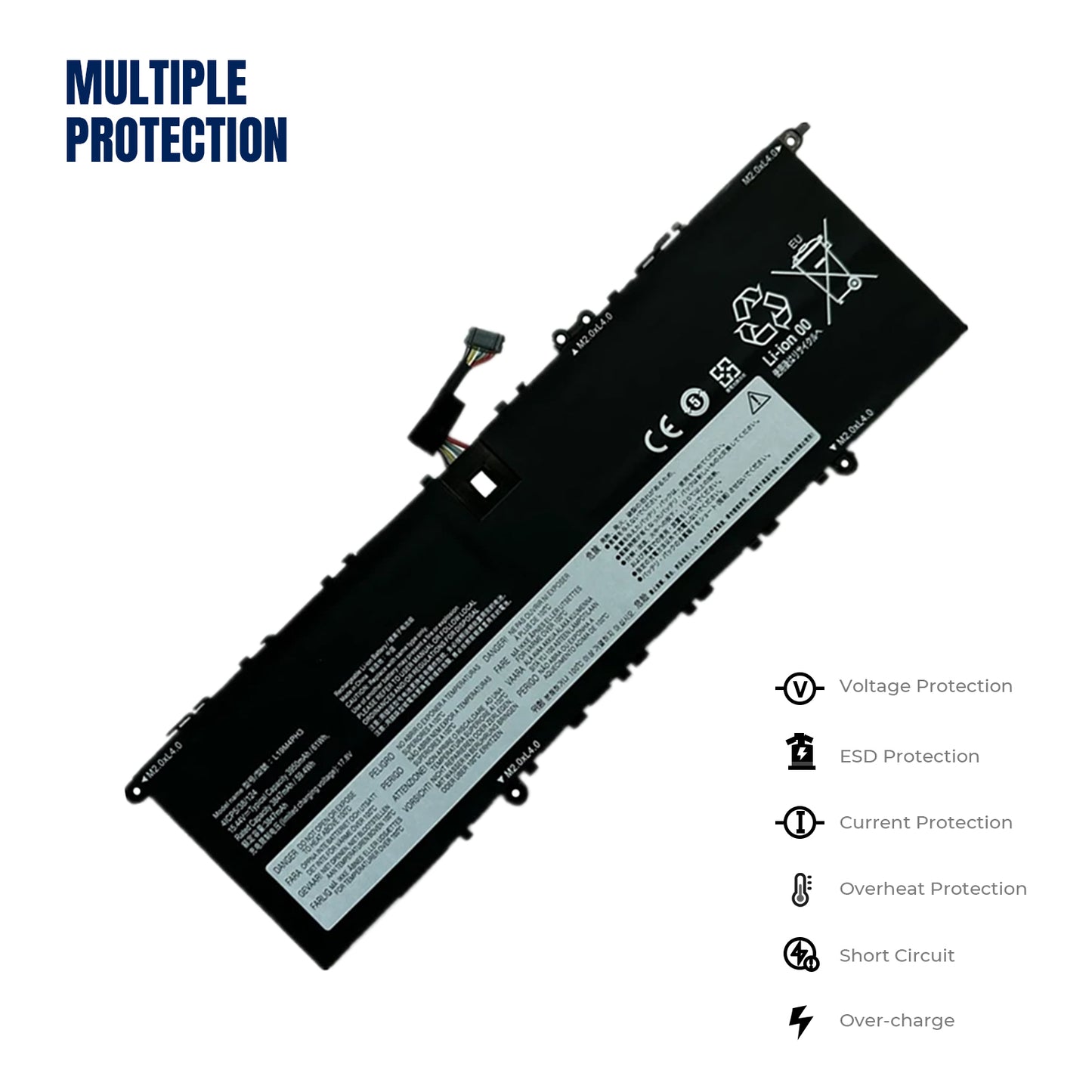 KELESY batería modelo L19M4PH3 para ordenador portátil, pieza de PC para Lenovo Ideapad Yoga Slim 7 Pro-14ARH5 Series L19D4PH3