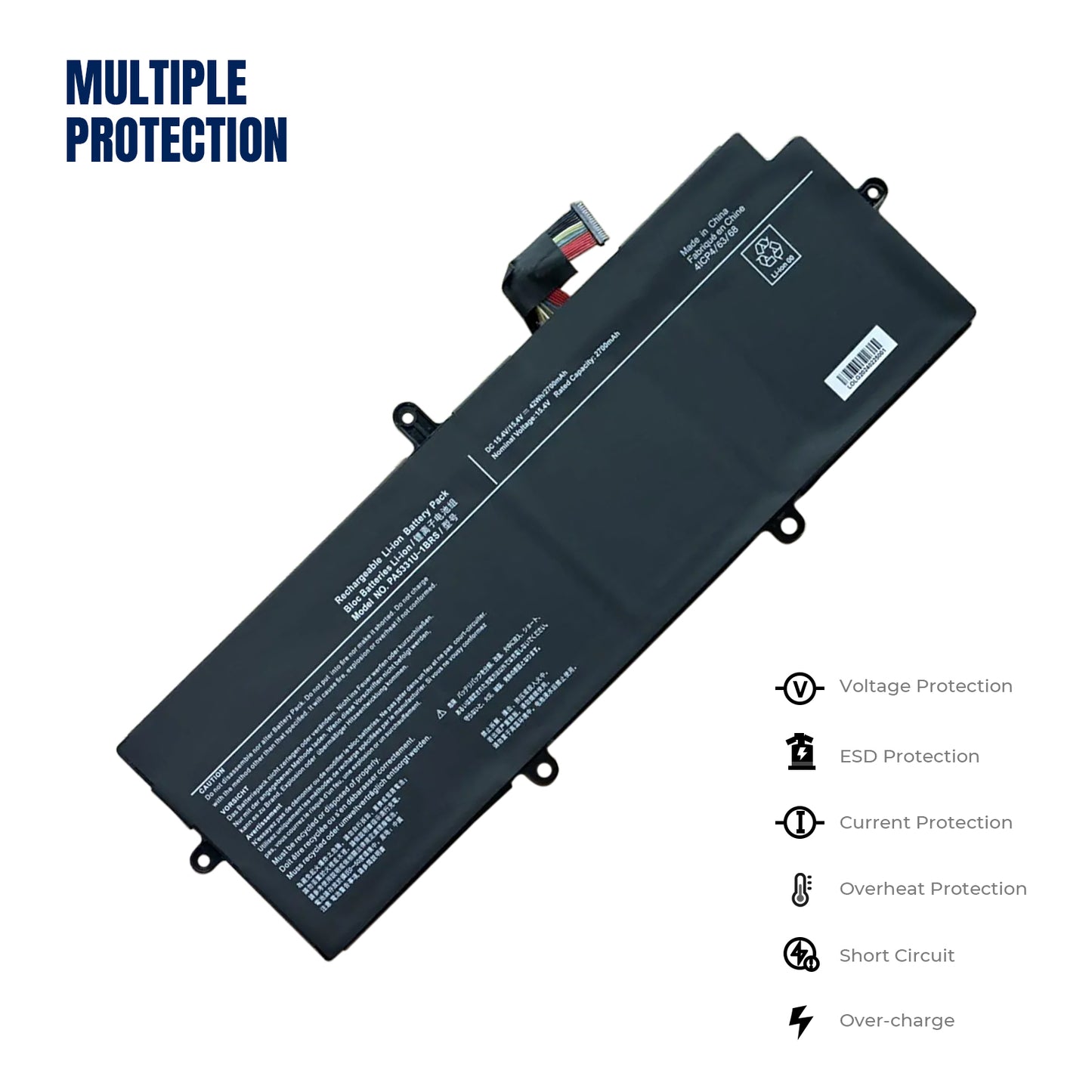 KELESY batería para ordenador portátil, pila para Toshiba Dynabook Portege, PA5331U-1BRS, A30-E, A30-E-174, X30L-G, X30L-G1331