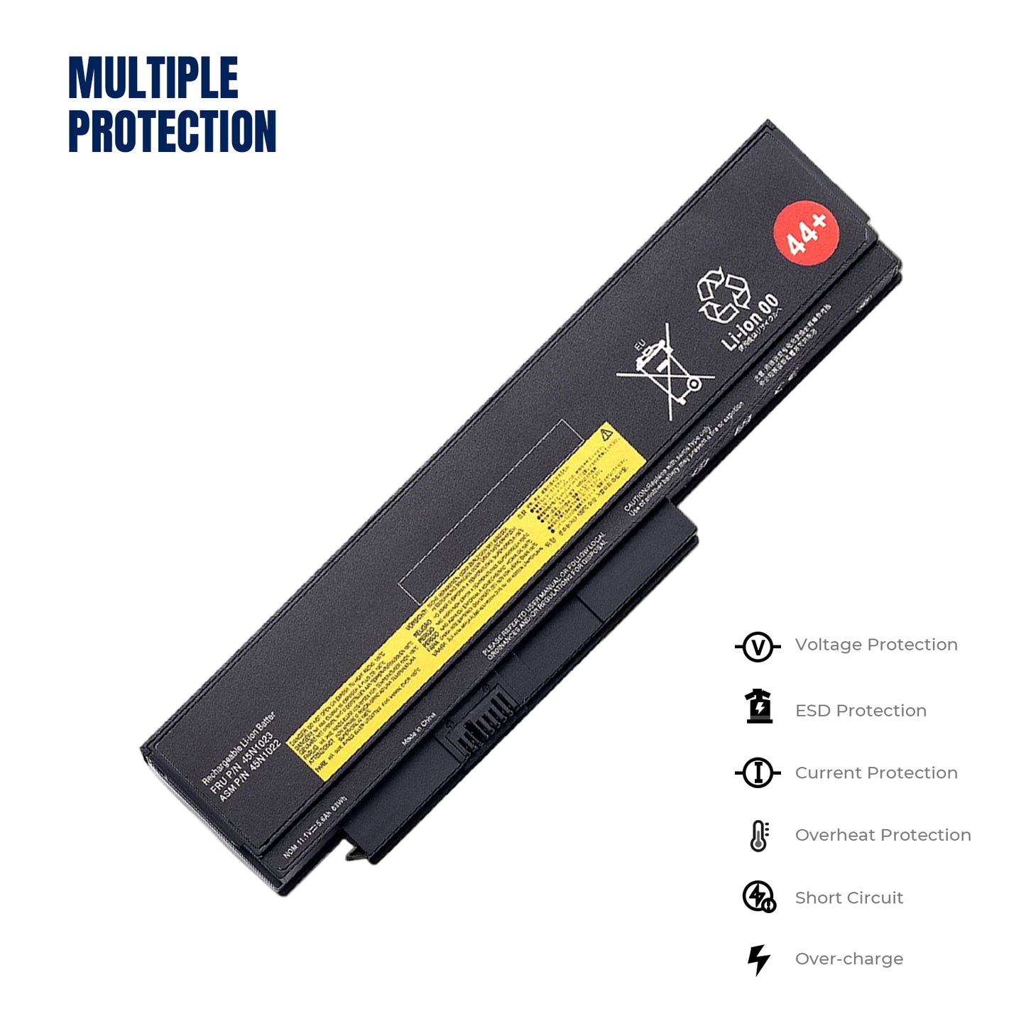 KELESY 45N1022 44 + batería de ordenador portátil para Lenovo Thinkpad X230-6c 45N1025 42T4861/4862/4863 42Y4864/4868/4874/4940