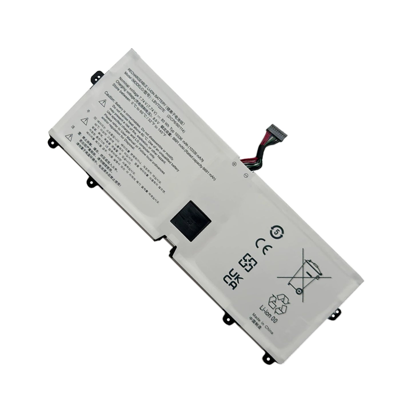 KELESY batería LBV7227E para LG Gram 13Z990 13ZD990 LG13Z99 15Z990 15ZB990 15ZD990 LG15Z99 17Z990 17ZB990 17ZD990 LG17Z99 80WH