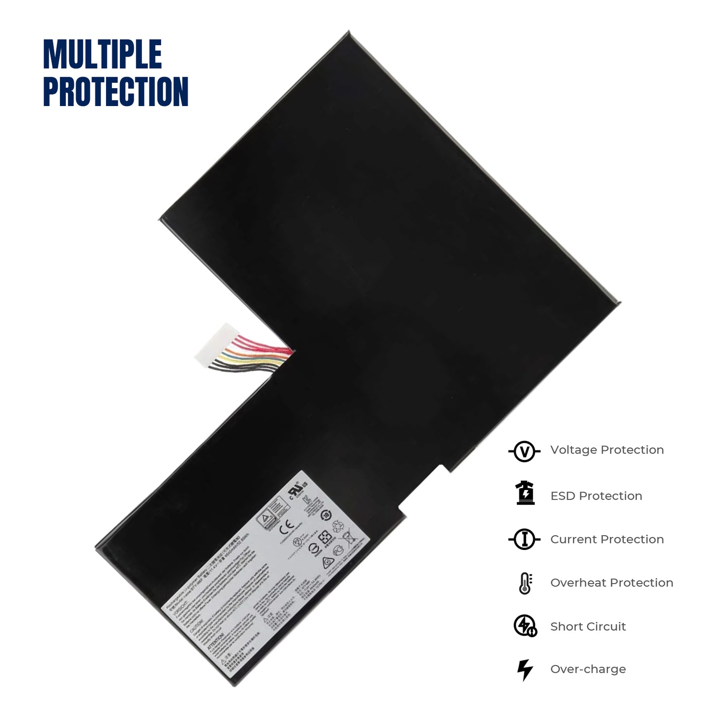 KELESY BTY-M6F Laoptop Battery For MSI GS60 2QC 2QE 2PM 2PC 2PL 6QC PX60 6QE 6QD MS-16H2 MS-16H4 11.4V 4640mAh Fast Delivery