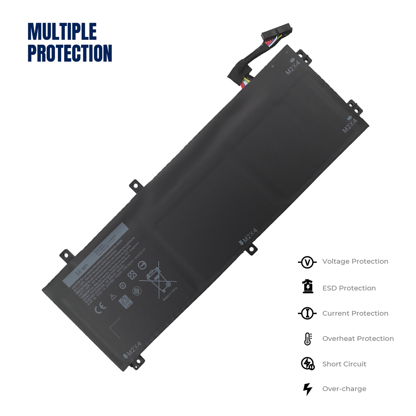 KELESY RRCGW 4GVGH Laptop Battery For Dell XPS 15 9550 Precision 5510 Series M7R96 62MJV Free Tools