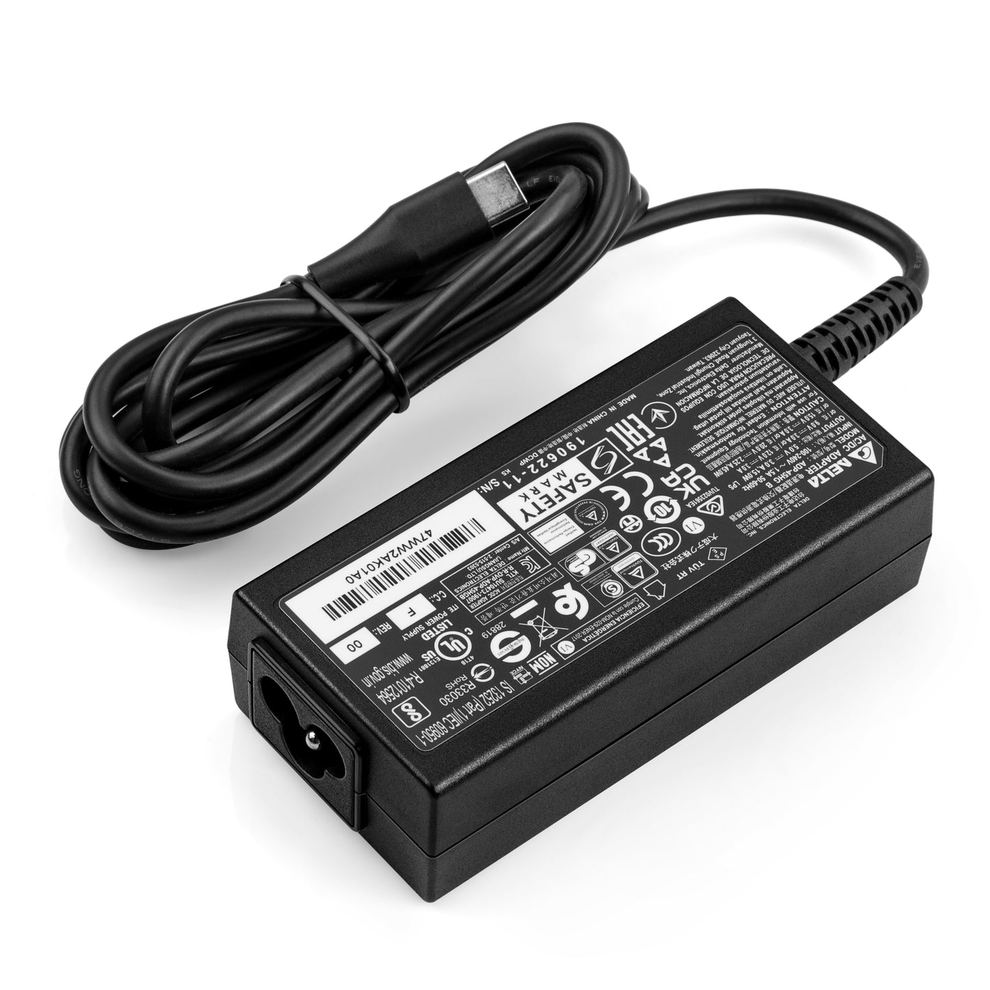 Адаптер переменного тока для ноутбука DELTA 45 Вт USB Type-C, общая модель, ADP-45HG B