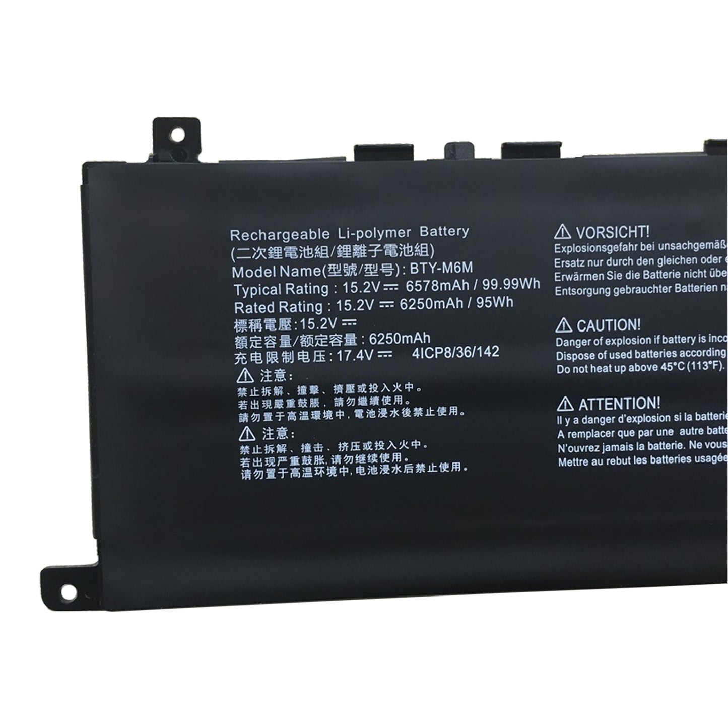 KELESY BTY-M6M Laptop Battery For MSI Creator 15 A10SD A10SF GS66 Stealth 10SFS 10SGS 10SE-045 10UG GE66 Raider 10SFS WS66