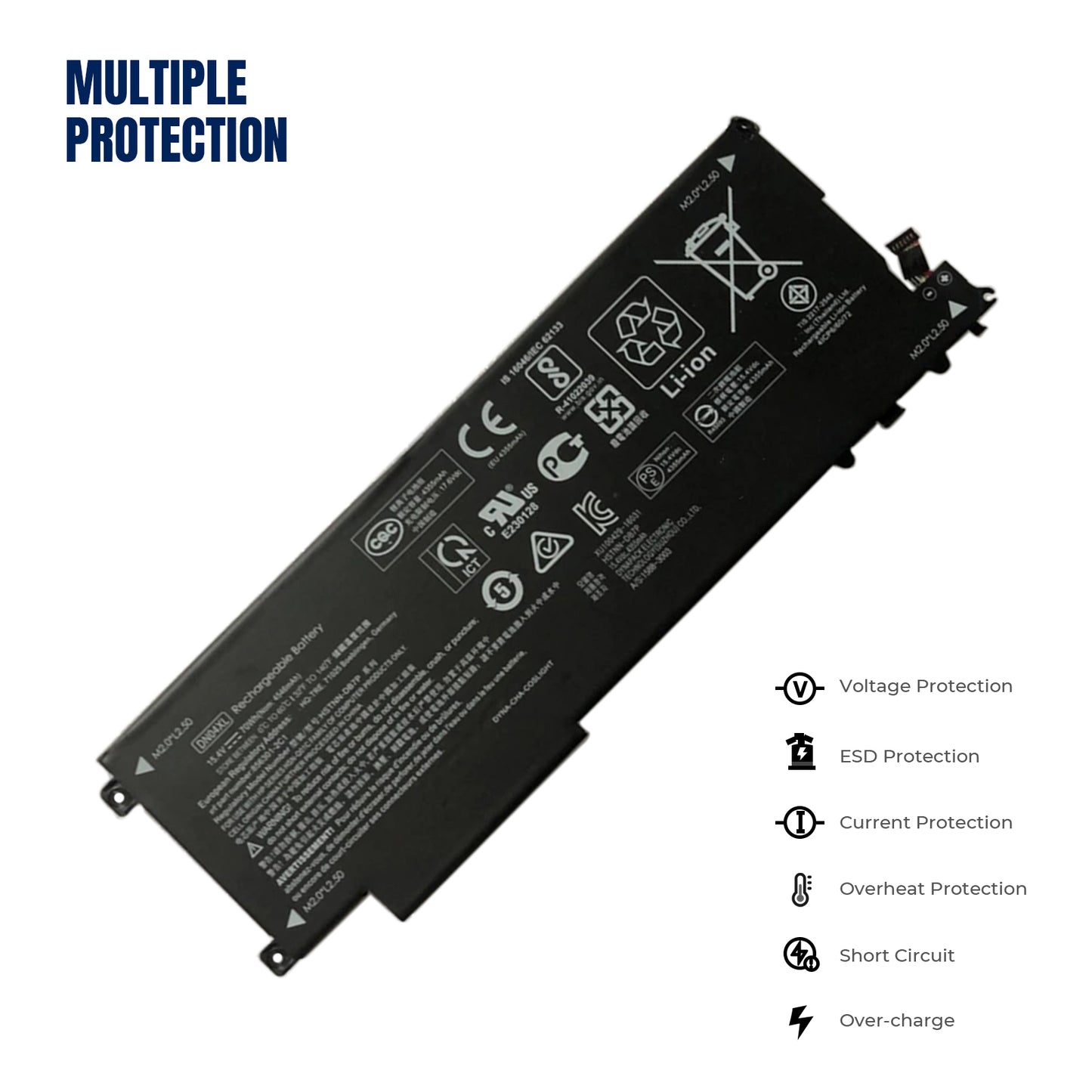 KELESY 70WH DN04XL Battery For HP ZBook X2 G4 3FB87UT 3WP24UT 3XP65UT 3XT78UT 3JY50UT 3FB84UT 3JY49UT 856843-850 HSTNN-DB7P