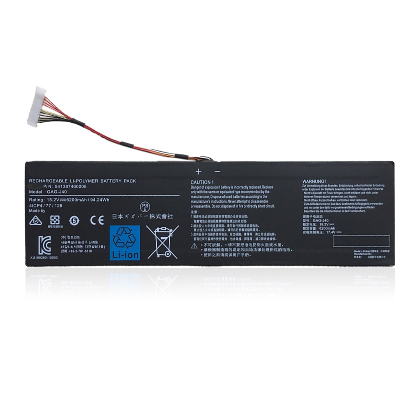 KELESY GAG-J40 Laptop Battery for Gigabyte Aorus X7 Dt V7 V8 V6 Aero 15 14 V7 14-W-CF2 15x 15w 14-P64WV6 P64Wv7-De325Tb