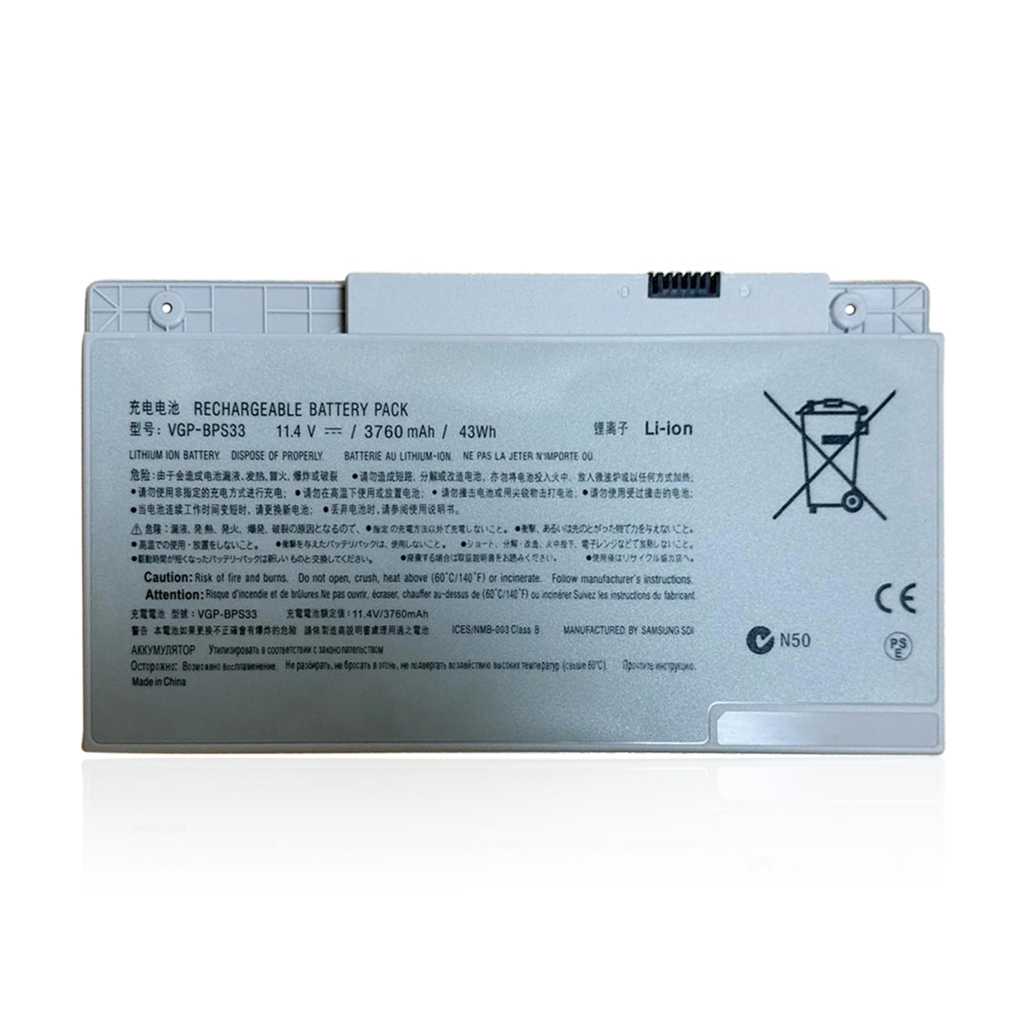 KELESY Batería Original para ordenador portátil SONY, 11,4 V, 43WH, para VGP-BPS33 VAIO, SVT-14, T14, T15, BPS33, Ultrabooks con