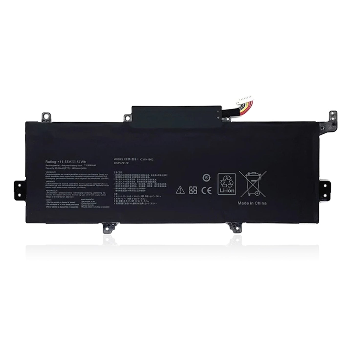 KELESY C31N1602 11.55V 57WH Battery For ASUS Zenbook U3000 U3000U UX330 UX330U UX330UA UX330UA-1A UX330UA-1B UX330UA-1C