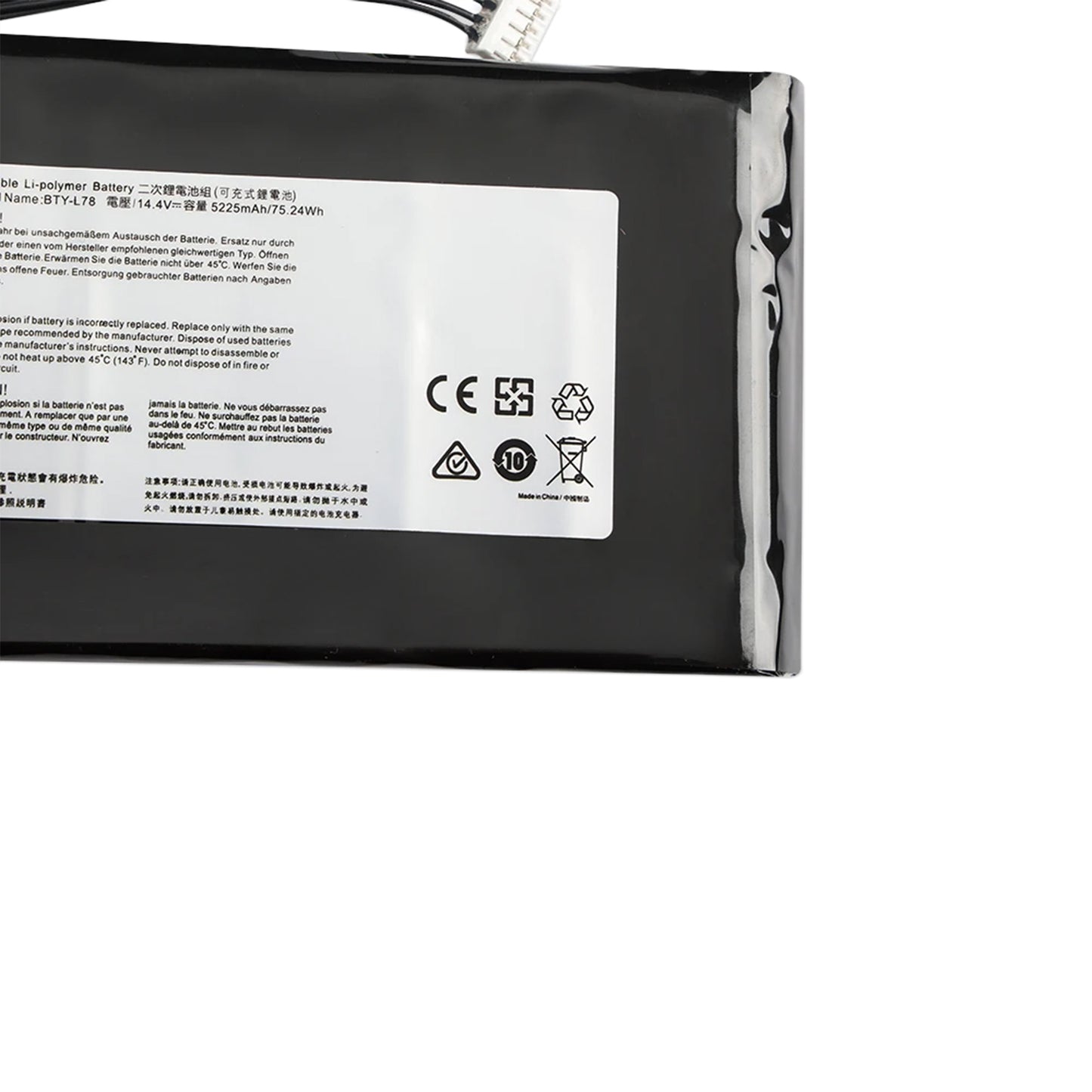 KELESY BTY-L78 New Laptop Battery For MSI GT62 GT62VR GT80 GT80S GT73 GT8GL552JX GL552 GL552V GL552VX GL552J GL552JW X55LM2H