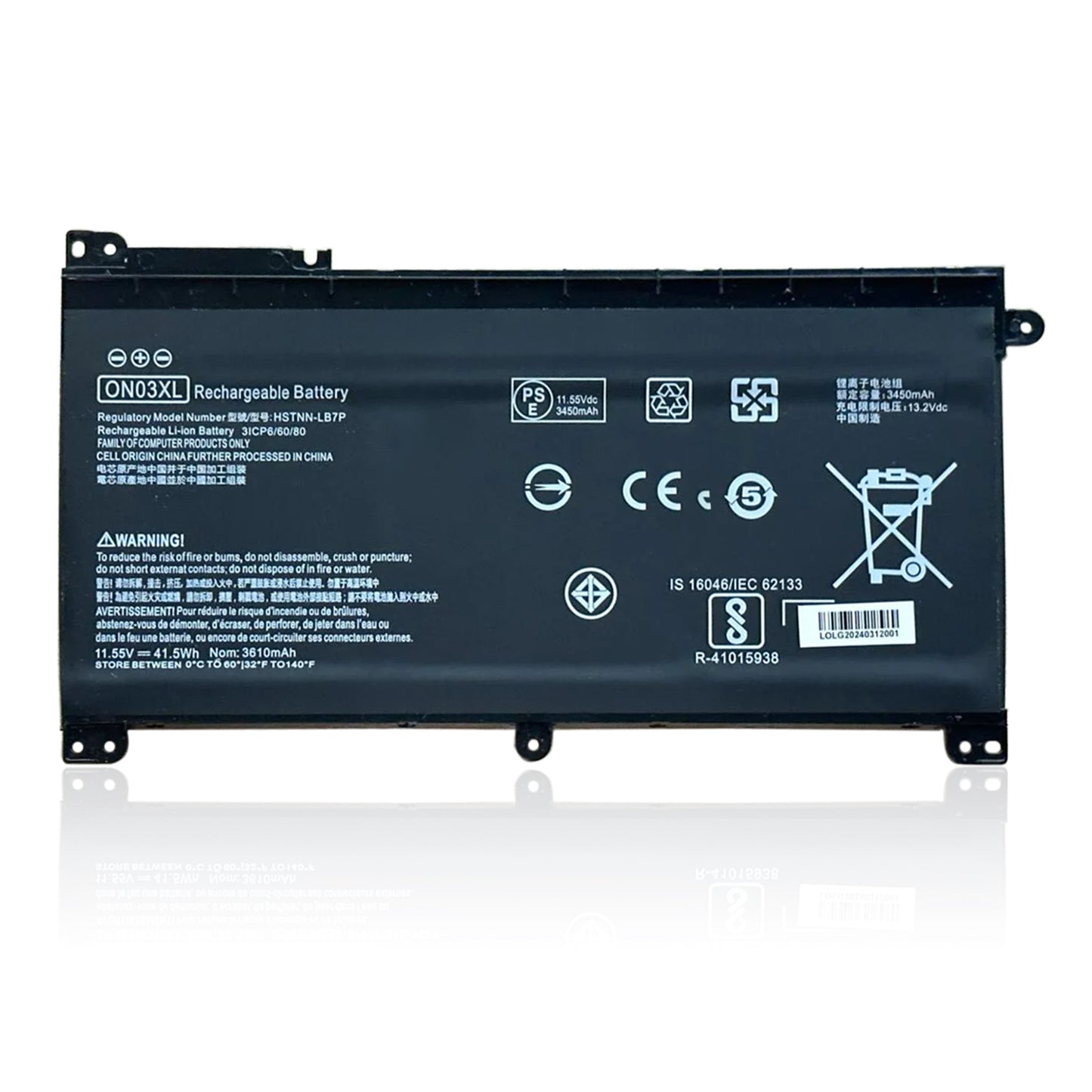 KELESY ON03XL Battery for HP Pavilion X360 13-U 13-U140TU U105DX M3-U001DX HSTNN-LB7P TPN-W118 TPN-Q183 915230-421 843537-421