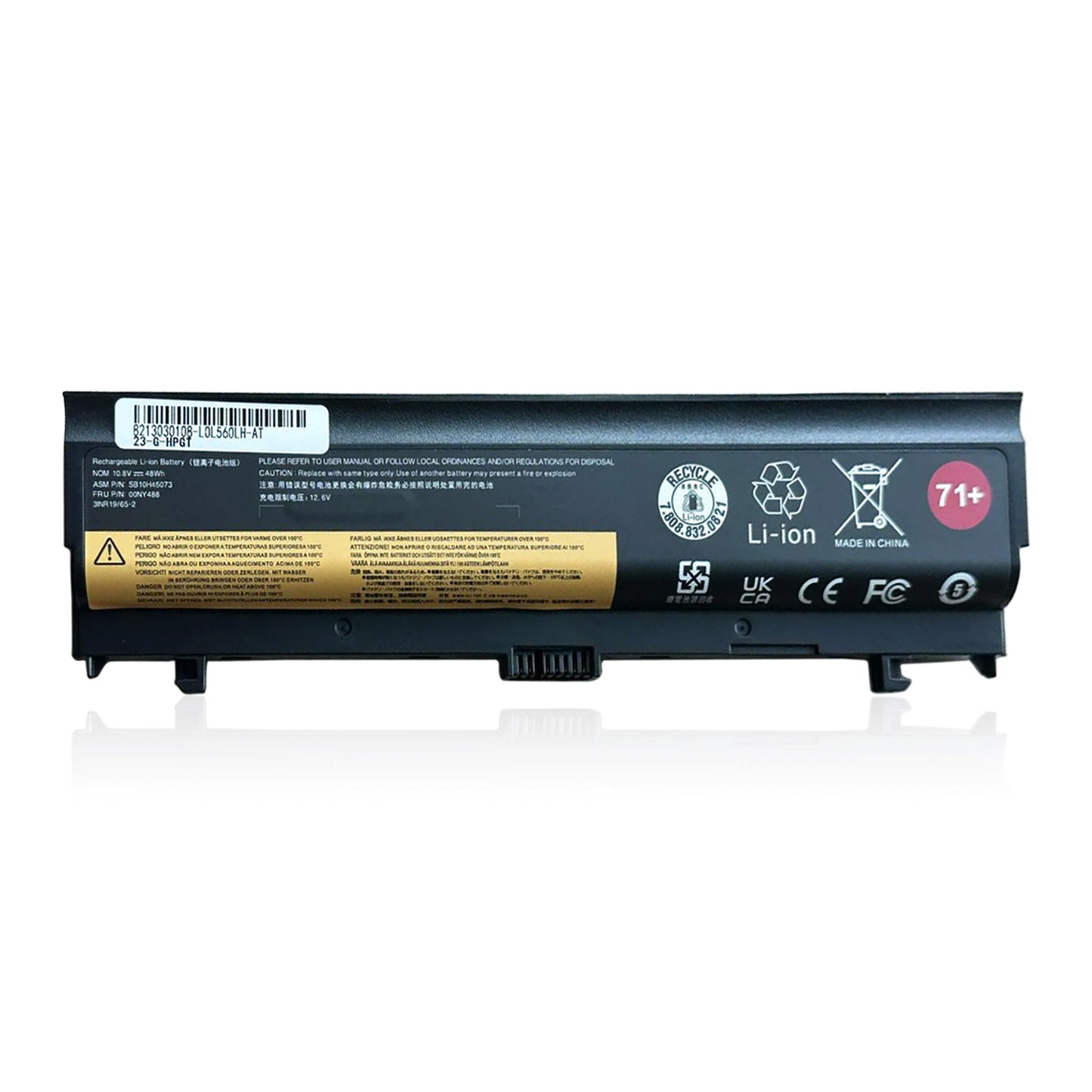 KELESY batería para Lenovo ThinkPad L560, L570, SB10H45073, SB10H45071, 00NY489, 00NY486, 00NY488, 71 +