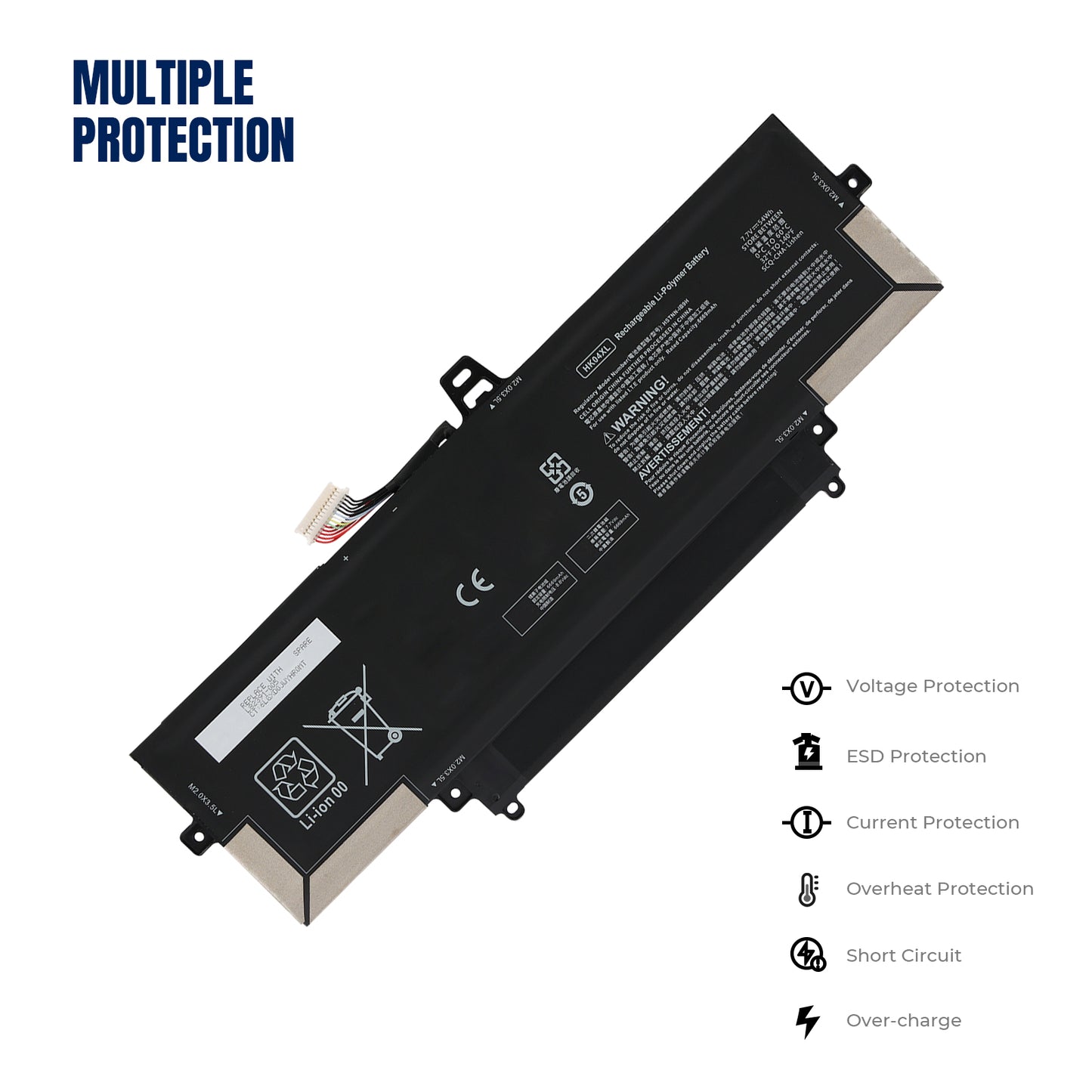 KELESY New HK04XL Laptop Battery For HP EliteBook x360 1030 G7 1030 G8 1040 G7 1040 G8 Series L84352-005 L82391-005 HSTNN-I