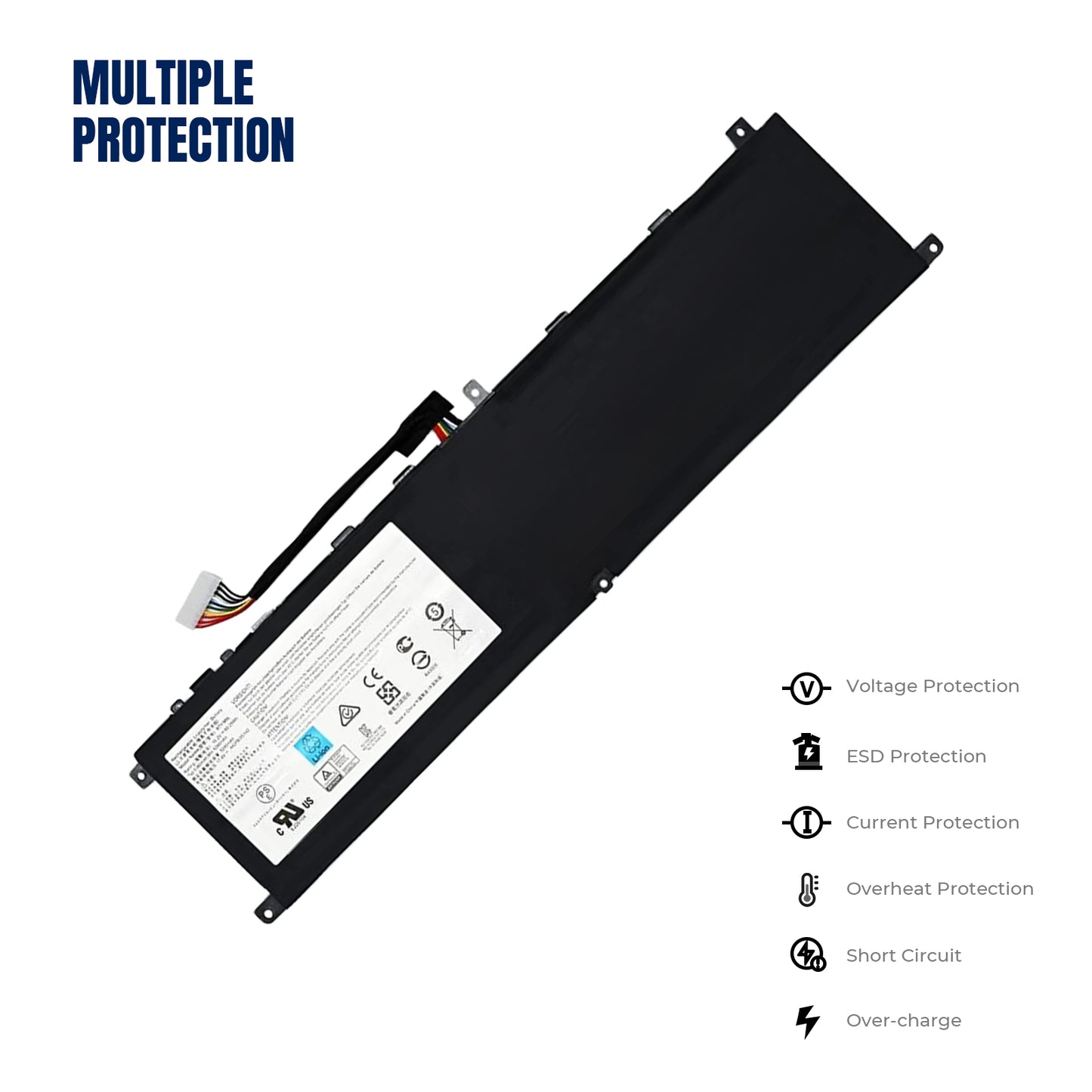 KELESY BTY-M6L Replacement Laptop Battery For MSI Battery Notebook Battery P65 GS65 8RE 8RF 8SF GS75 9SE 9SG 9SF 10SE