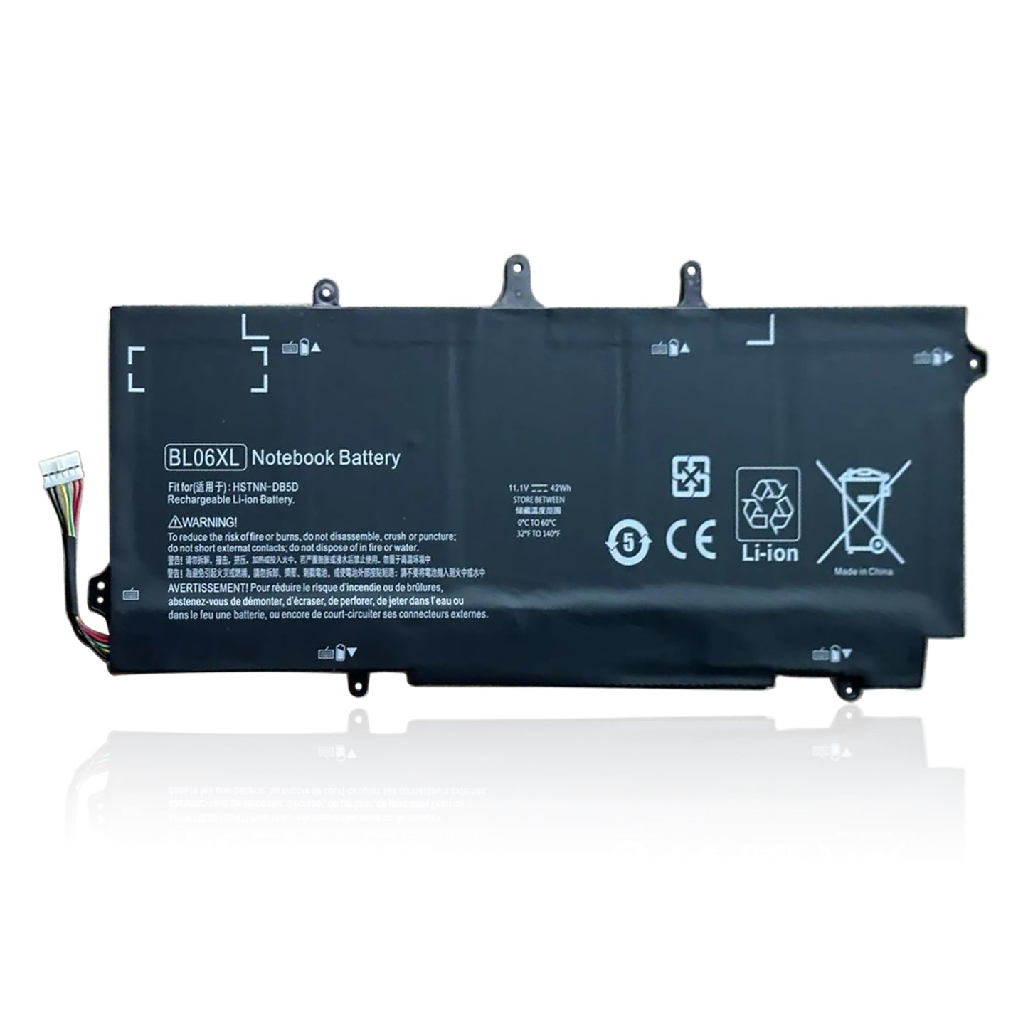 KELESY BL06XL Laptop Battery for HP EliteBook Folio 1040 G0 G1 G2, HSTNN-DB5D IB5D W02C 722236-171 1C1 271 2C1 722297-001 F450C
