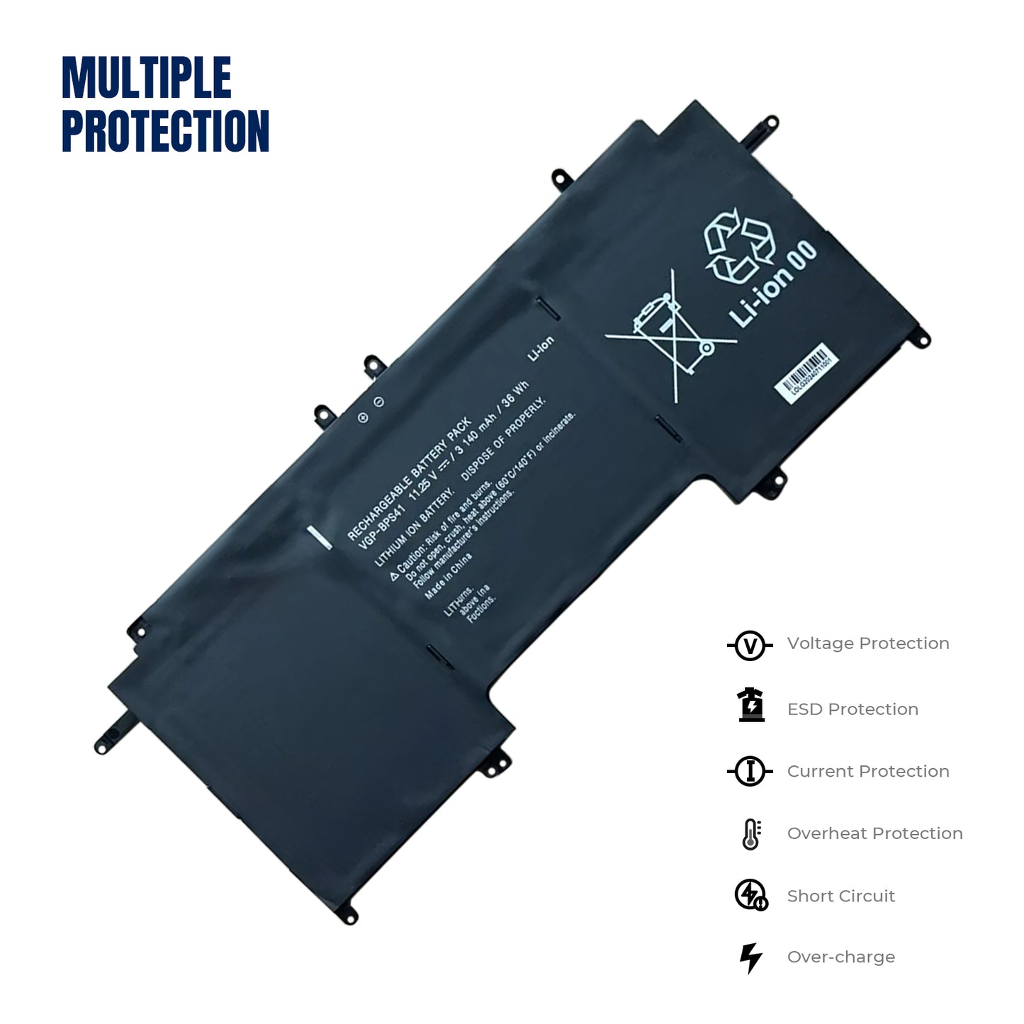 KELESY batería VGP-BPS41 Loptop, para SONY Vaio Flip 13 SVF13N SVF13N13CXB SVF13N18SCB SVF13N17SCB SVF13NA1PT 11,25 V 36Wh