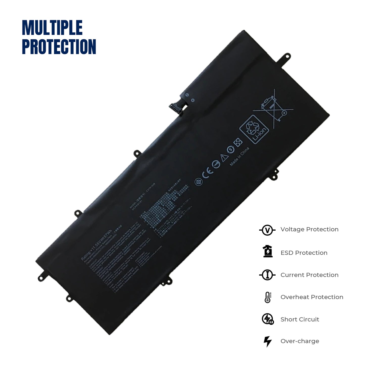 KELESY New C31N1538 Laptop Battery For Asus ZenBook Flip Q324UA UX360UA UX360UA-C4010T UX360UA-1C Q324UAK C31Pq9H UX360UAK