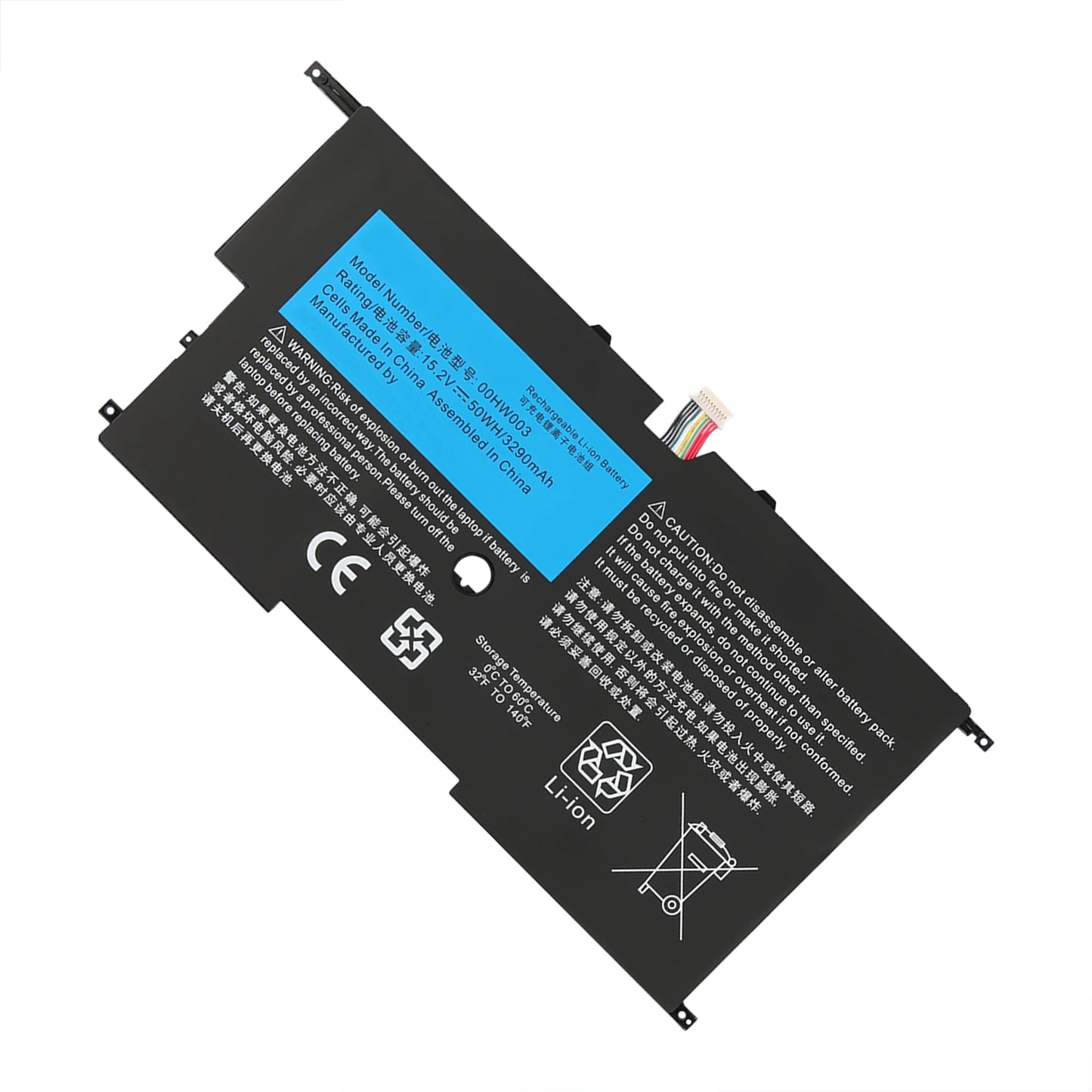 KELESY Batería de ordenador portátil 00HW003 SB10F46440 45N1700 para Lenovo ThinkPad X1 Carbon Gen3 2015 X1 Carbon 2014 Gen2