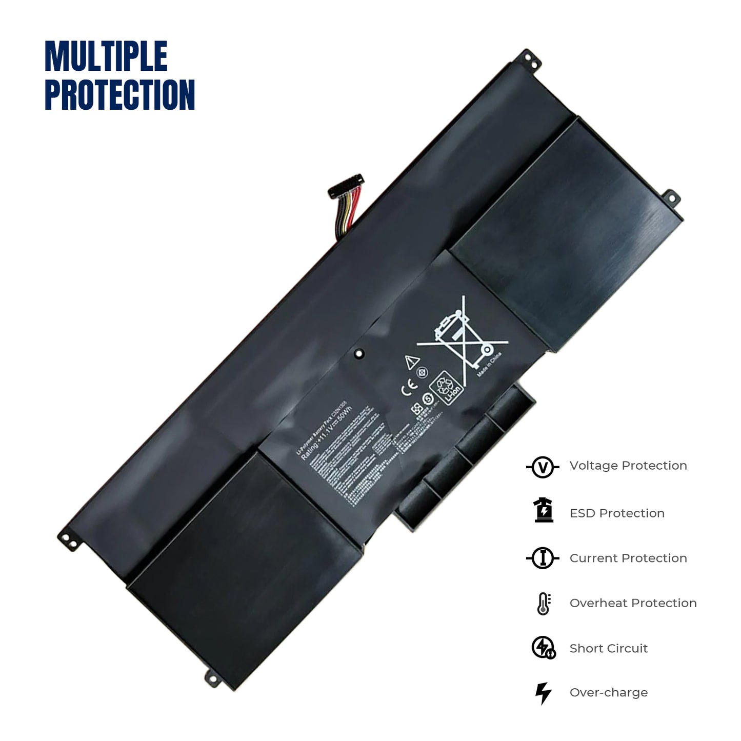 KELESY 11.1V 50Wh C32N1305 Laptop Battery For ASUS Zenbook UX301L UX301LA UX301 UX301LA-1A UX301LA-1B UX301LA-C4006H