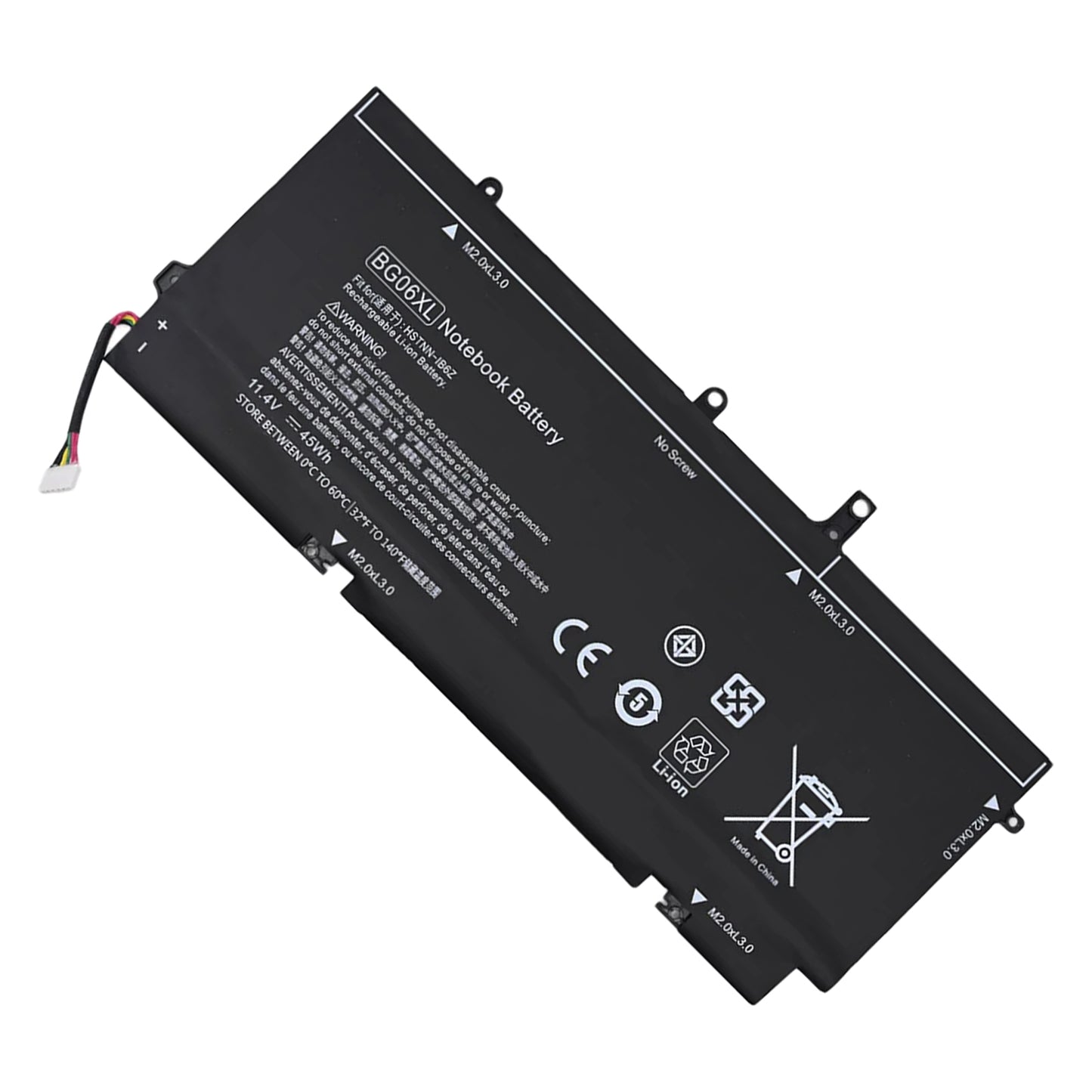 KELESY Original Laptop Battery HP BG06XL(11.4V 45Wh) For 1040 G3 HSTNN-IB6Z 805096-001 11.1v 45Wh