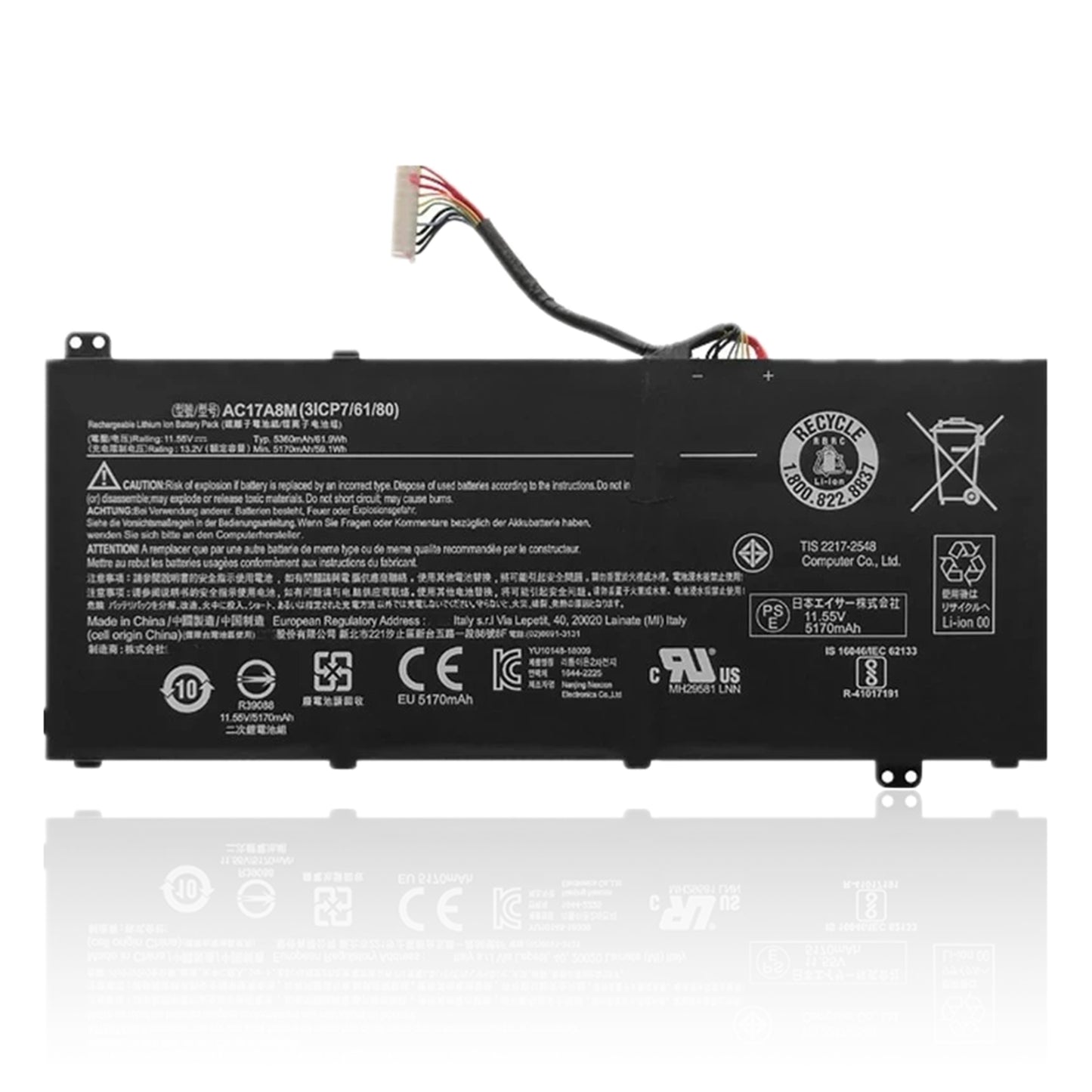 KELESY AC17A8M Acer Battery For Acer Spin 3 SP314-52 SP314 For TravelMate X3410 TMX314-5 TMX3310-M TMX3410-M TMX314-51-M X3410-M