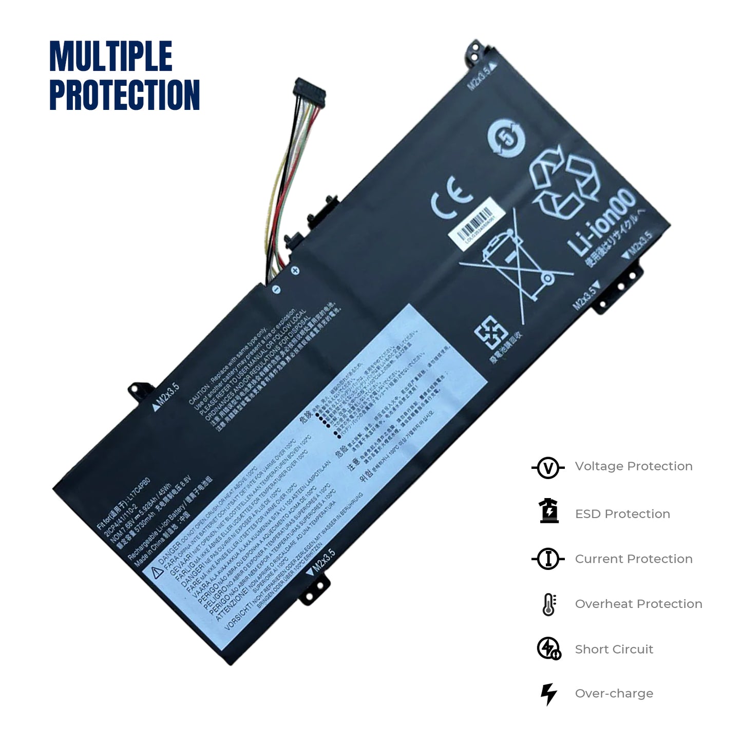 KELESY L17C4PB2 L17C4PB0 Laptop Battery For Lenovo IdeaPad 530S 530S-14IKB 530S-141KB 530S-14ARR 530S-15IKB 530S-151KB L17M4PB0