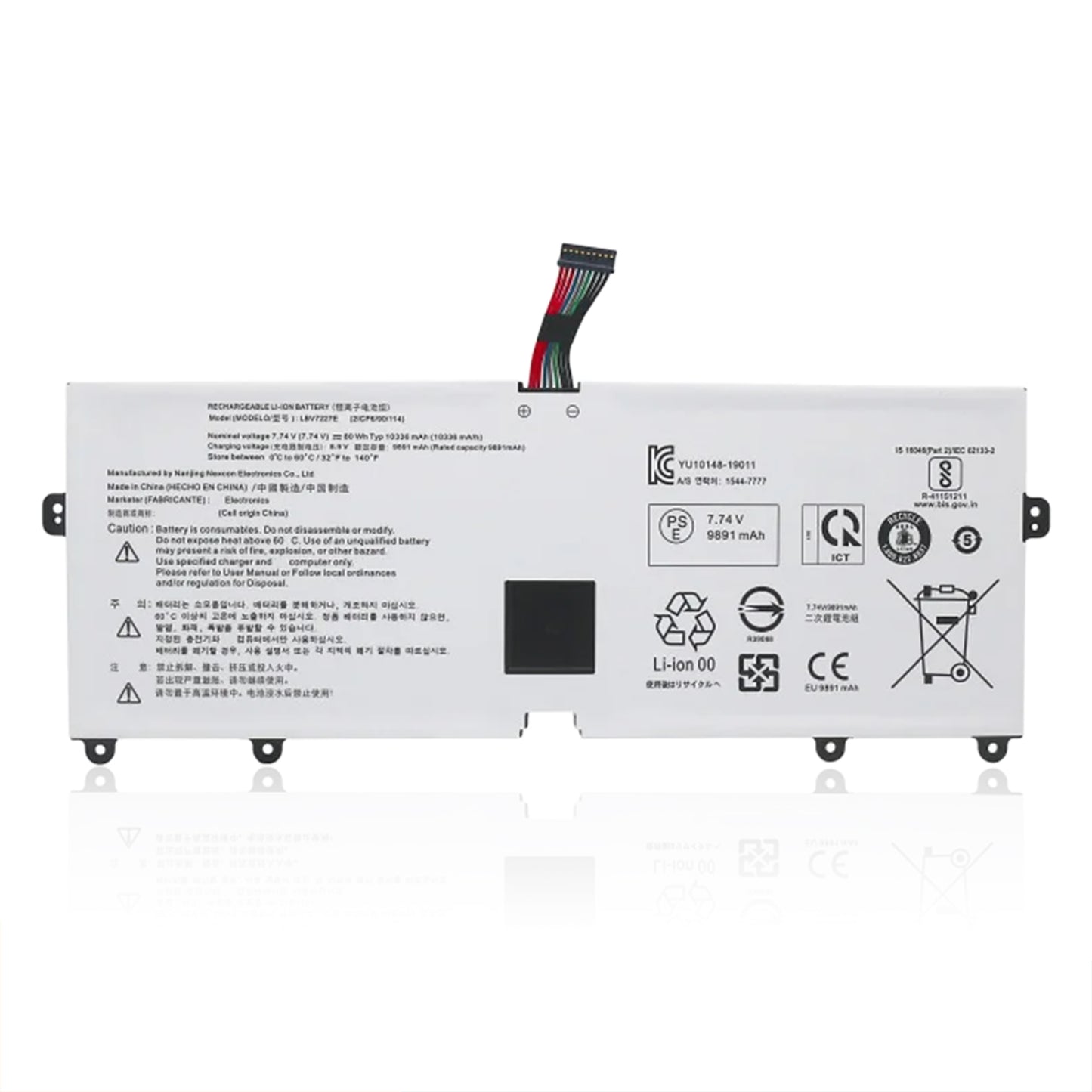 KELESY batería LBV7227E para LG Gram 13Z990 13ZD990 LG13Z99 15Z990 15ZB990 15ZD990 LG15Z99 17Z990 17ZB990 17ZD990 LG17Z99 80WH