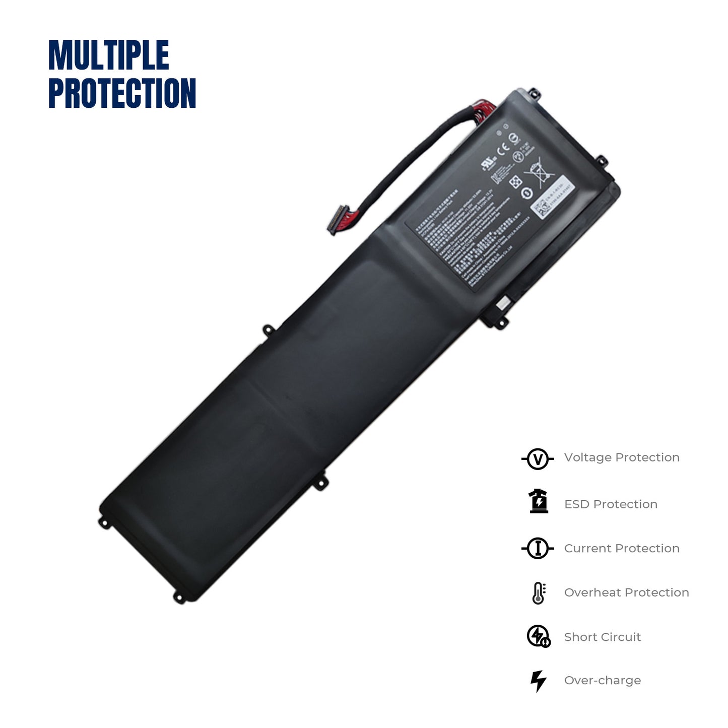 KELESY 11.1V 6400mAh New Laptop Battery RZ09-0102 For Razer Blade 14 RZ09-00991101 RZ09-0102 01020101 01020102 0116