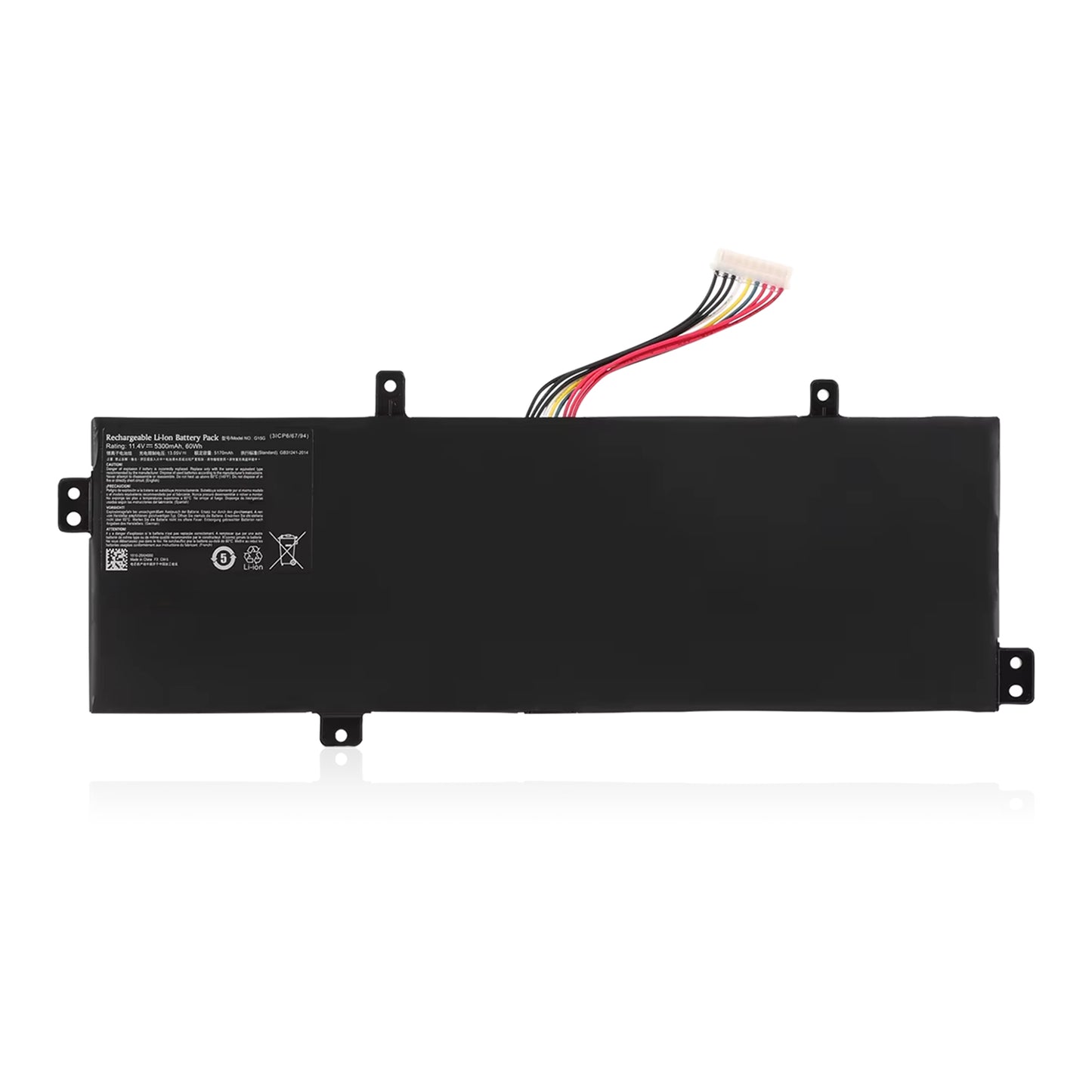 KELESY G15G 11.4V 60WH Laptop Battery For ThundeRobot 911 Targa T6A T6C T5TB T6D GIGABYTE SabrePro 15-W8 MACHENIKE F117-S