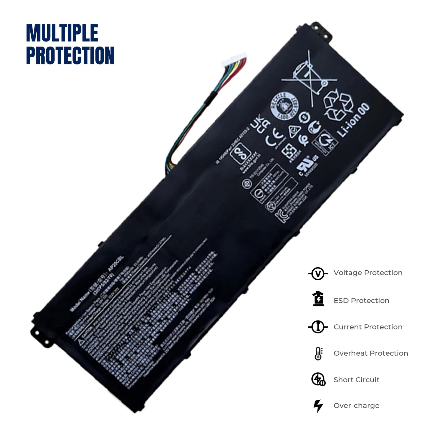 KELESY New AP20CBL Laptop Battery For Acer Chromebook 315 CB315-4H,511 C734,514 CB514,C815 Swift SF314-43-R2R4,R5-5500U