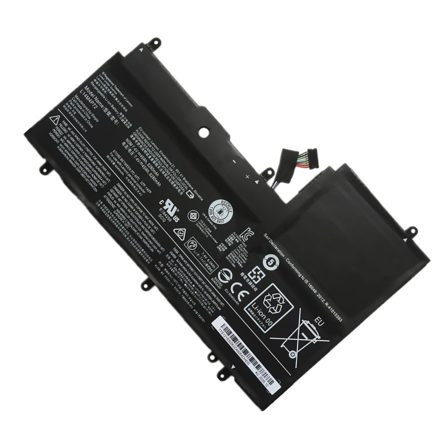 KELESY 7.4V 45Wh 6Cell литий-ионный L14S4P72 L14M4P72 оригинальный аккумулятор для ноутбука Lenovo Yoga 3 14 14-IFI 14-ISE 700 700-14ISK Se
