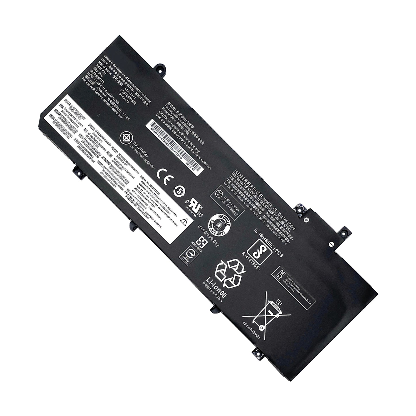 KELESY batería original para Lenovo ThinkPad T480S, 01AV480, SB10K97622, L17M3P71, L17L3P71, 01AV478, 01AV479, SB10K97621