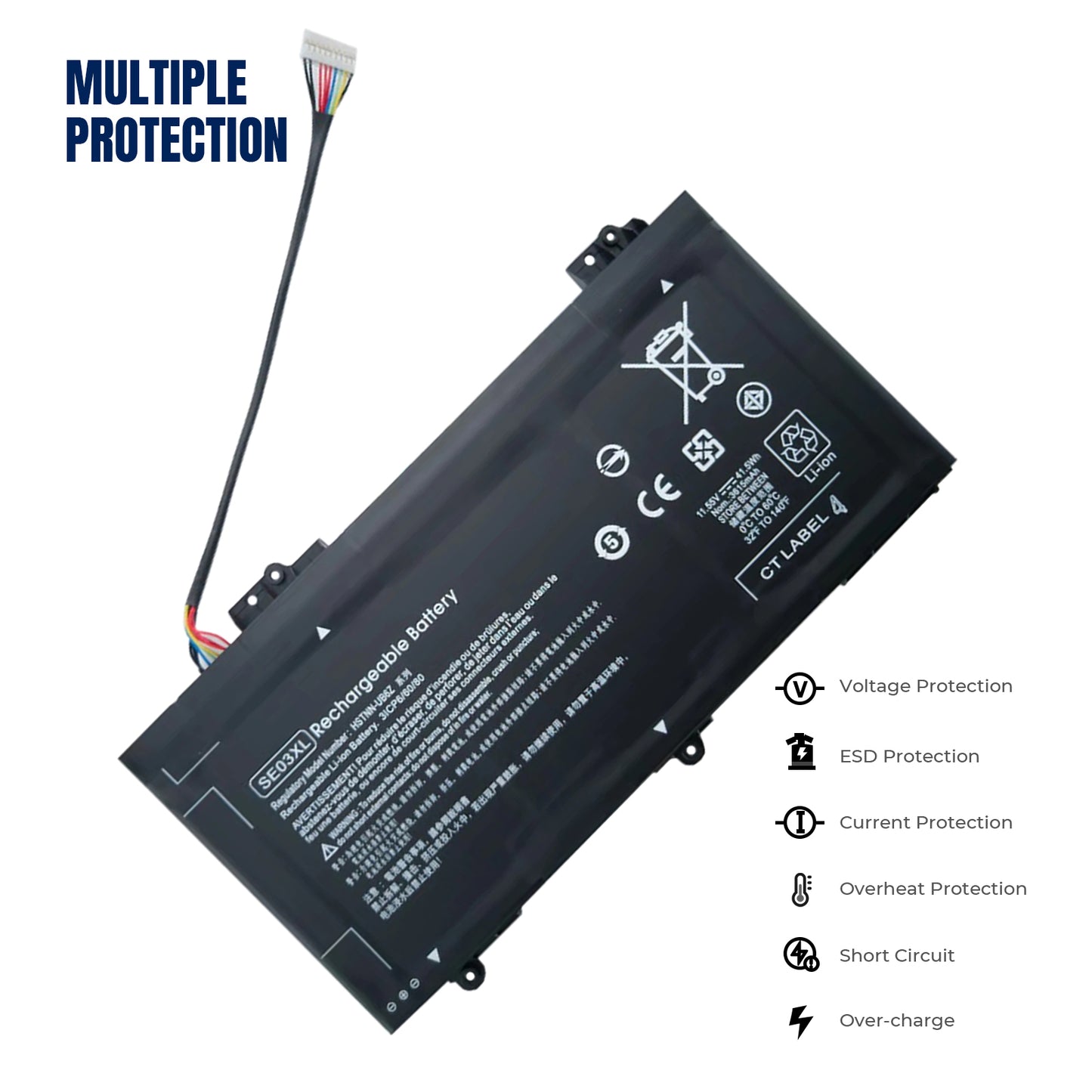 KELESY SE03XL Battery for HP Pavilion 14-AL000 14-AV000 Series:14-AL061NR 14-AL001LA 14-AL062NR 14-AL015NA 14-AL009LA 14-AV003LA