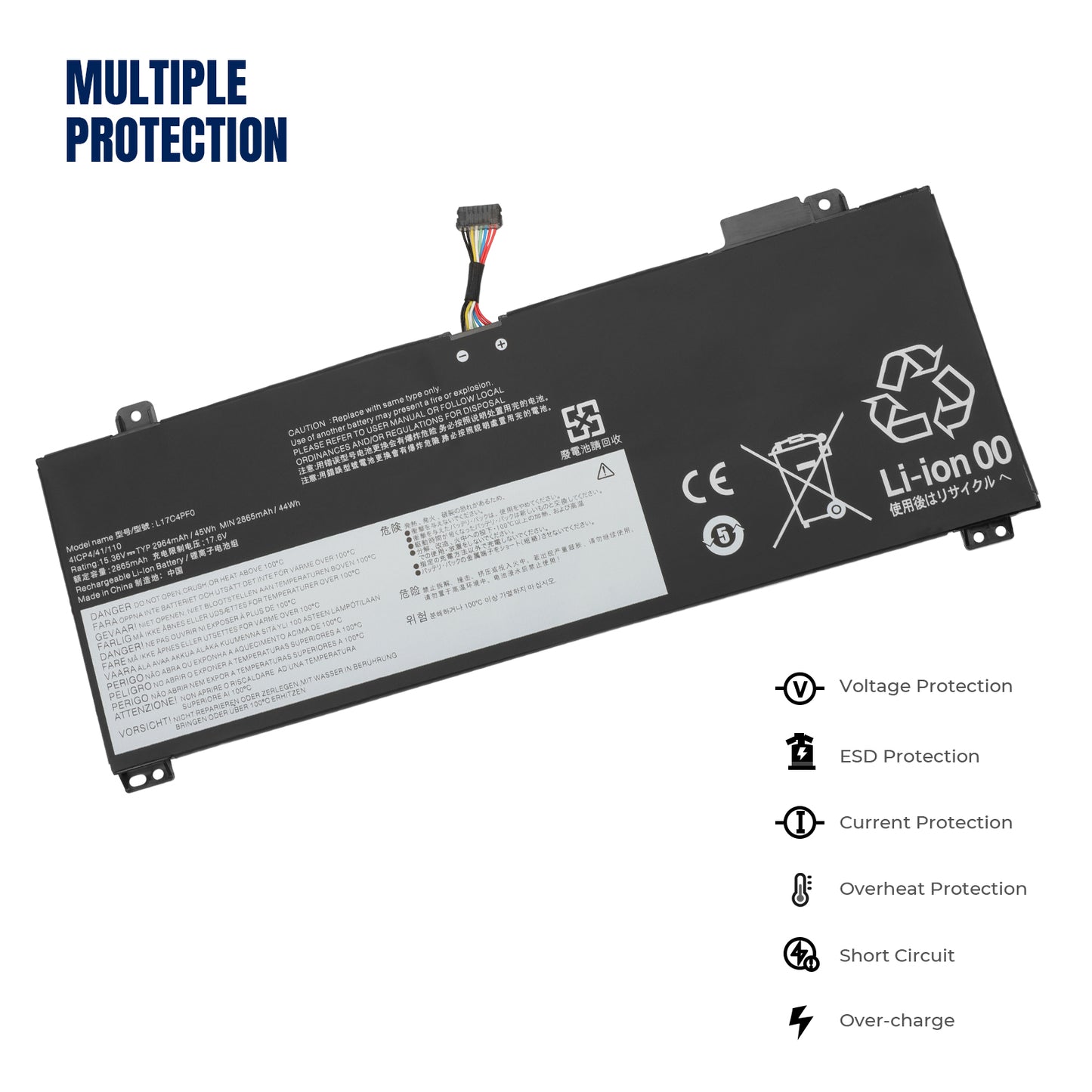 KELESY NEW Original Laptop Battery For Lenovo xiaoxin Air 13IWL/IML Ideapad S530-13IWL L17M4PF0 L17C4PF0