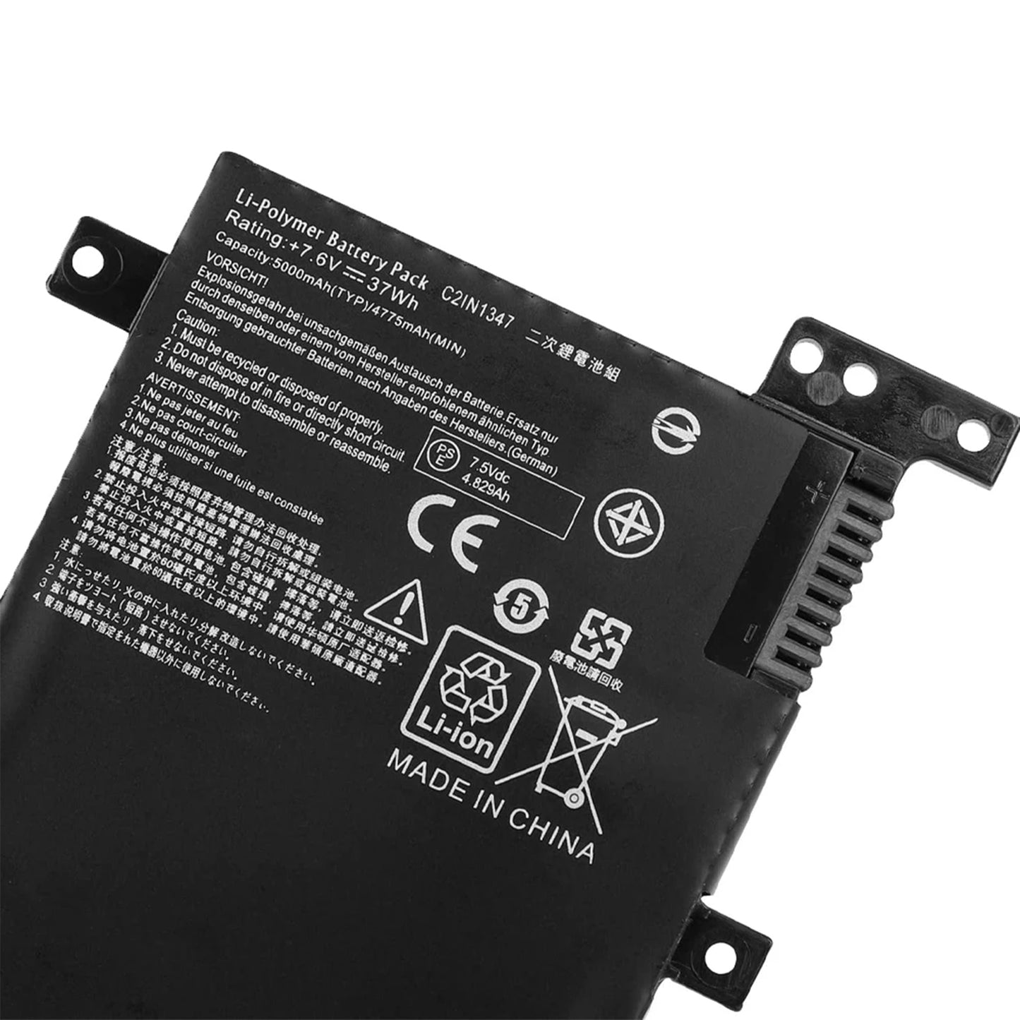 KELESY New C21N1347 Laptop Battery For ASUS X554L X555L X555LA X555LB X555LN X555 X555LD X555LF F555A W519L F555UA 2ICP4/63/134