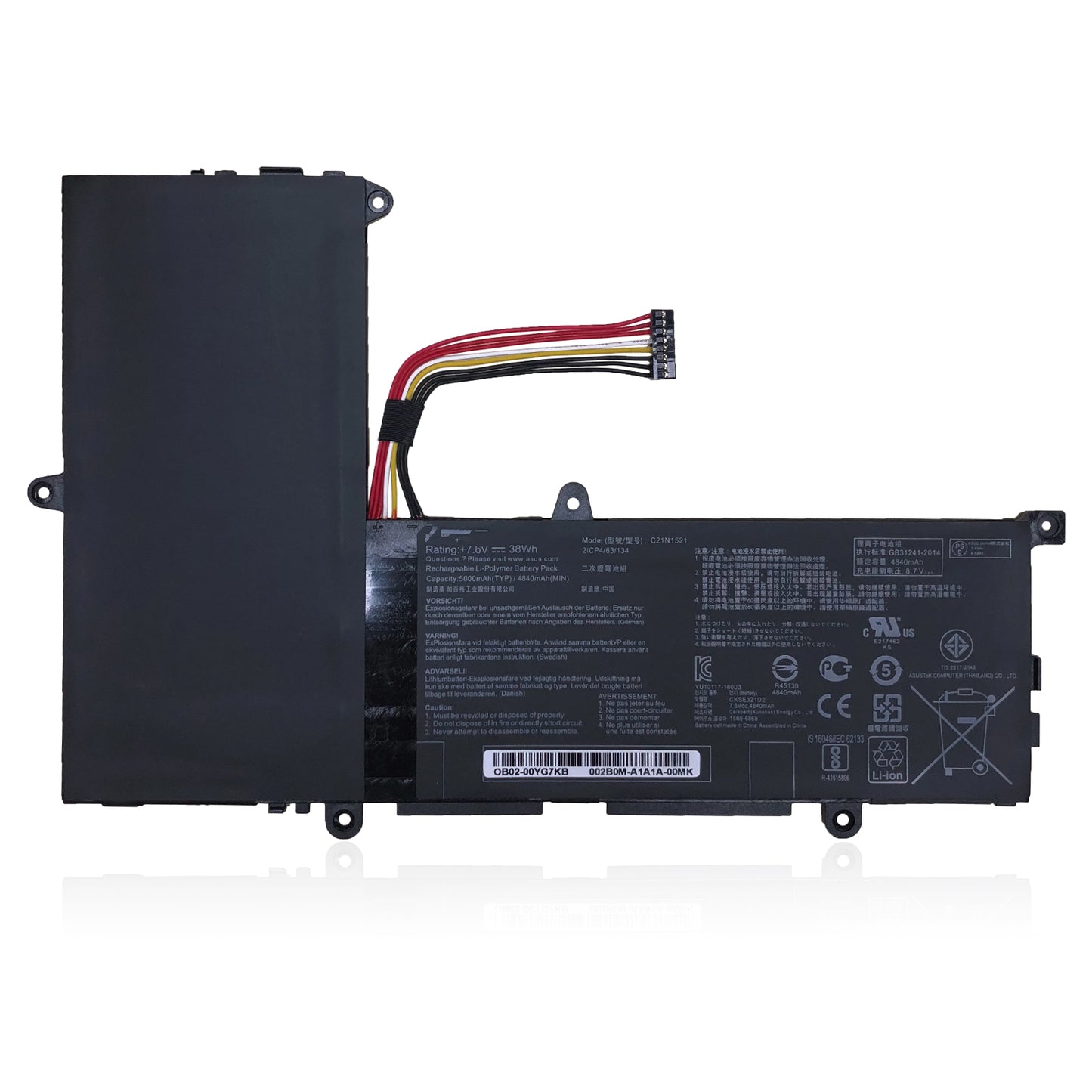 KELESY Original C21N1521 2ICP4/63/134 C21Pq91 Laptop Battery For Asus VivoBook E200HA E200HA-1B E200HA-1E E200HA-1G E200HA-1A